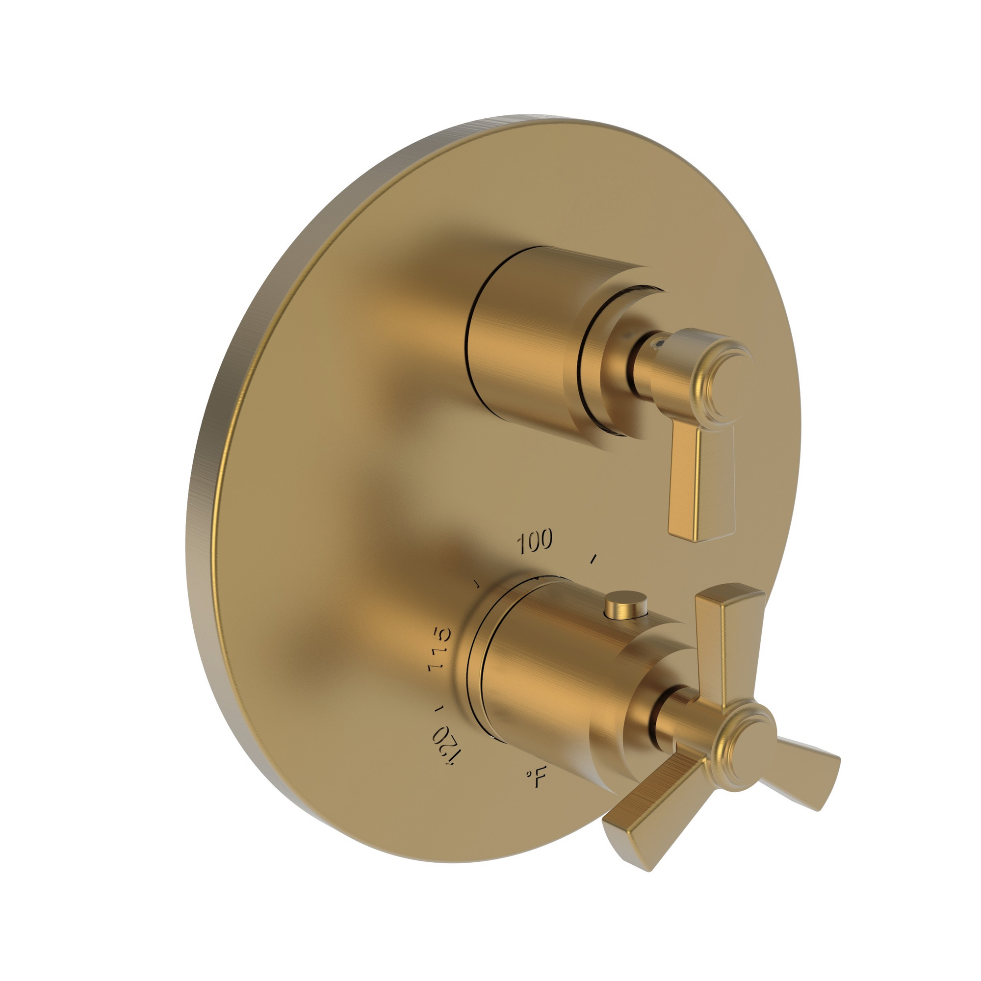 Newport Brass Miro 1/2" Round Thermostatic Trim Plate with Handle