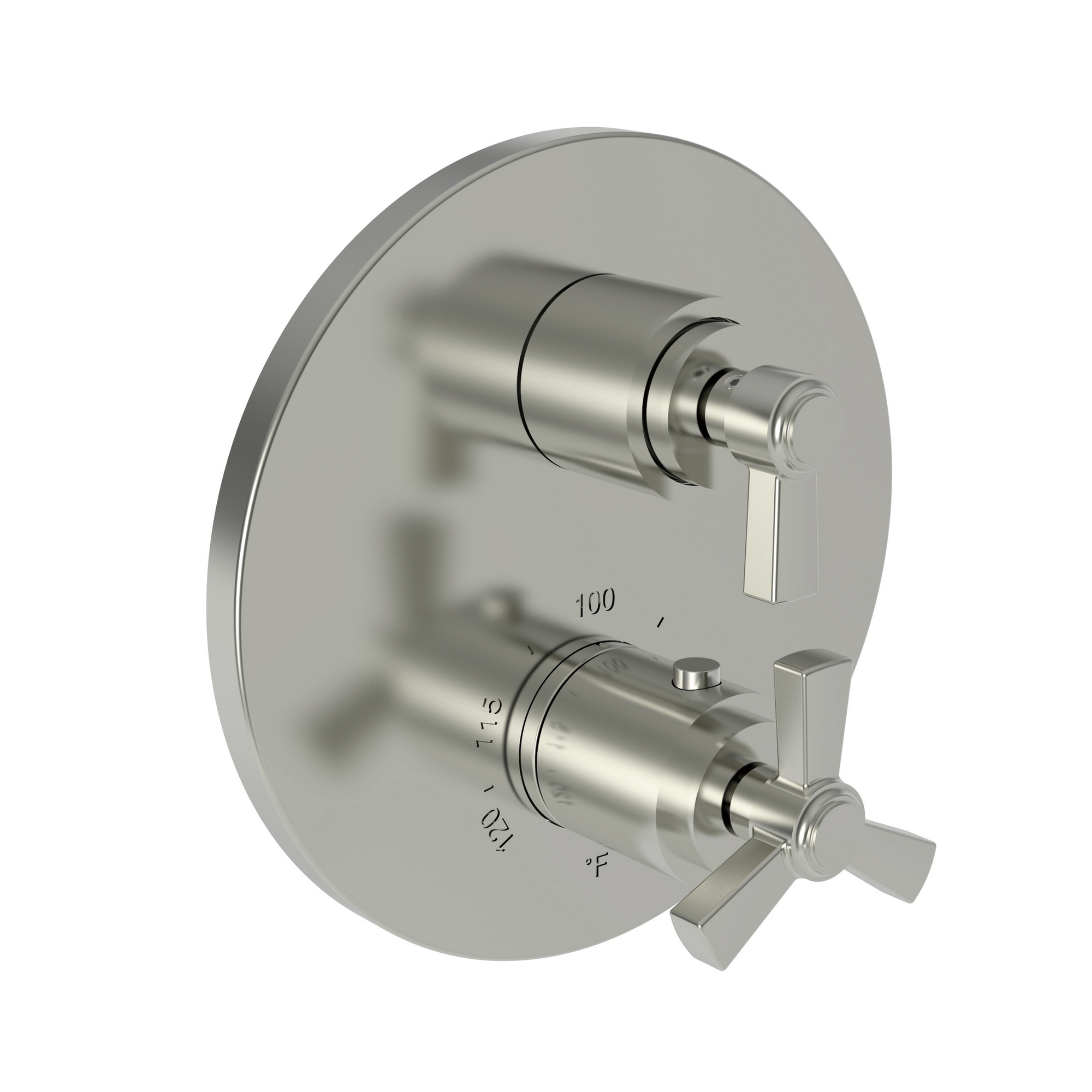 Newport Brass Miro 1/2" Round Thermostatic Trim Plate with Handle