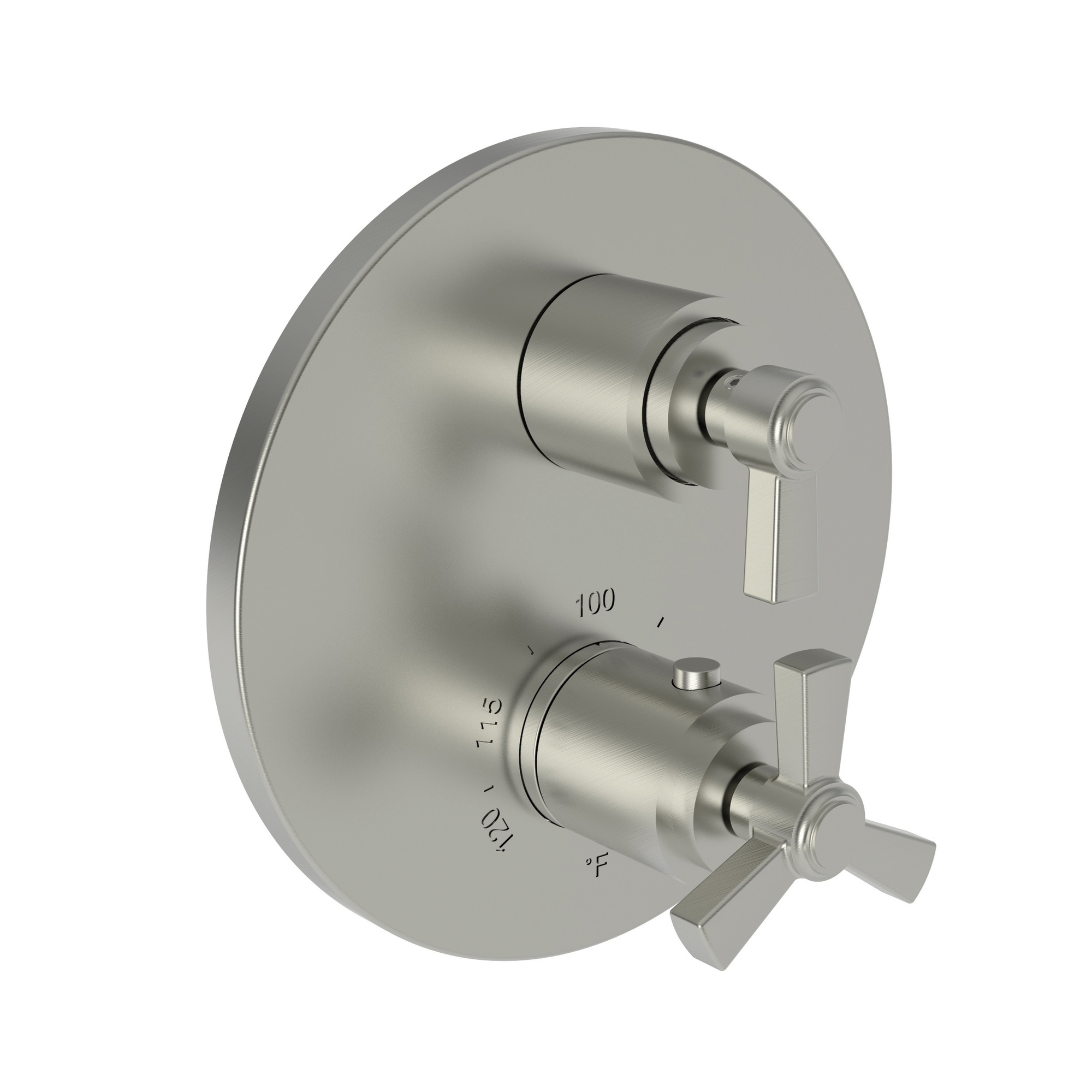 Newport Brass Miro 1/2" Round Thermostatic Trim Plate with Handle