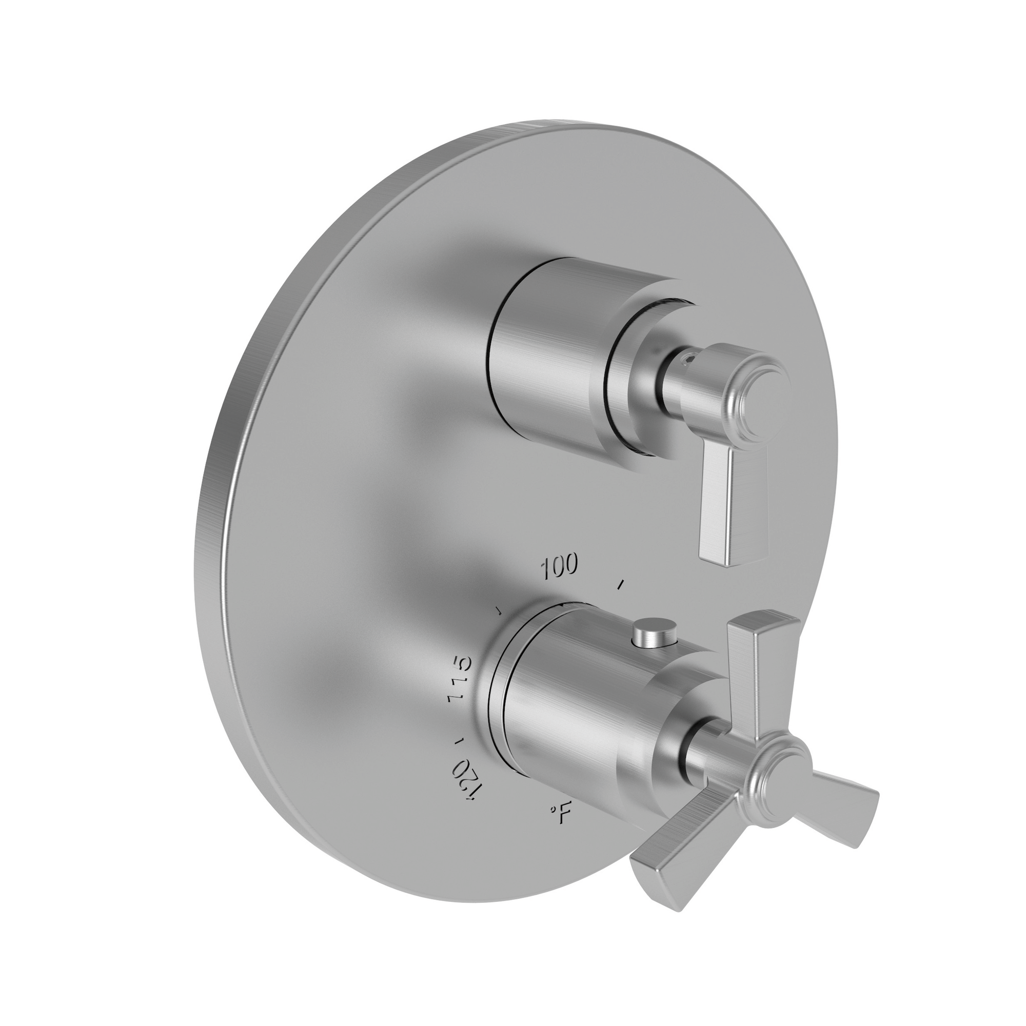Newport Brass Miro 1/2" Round Thermostatic Trim Plate with Handle