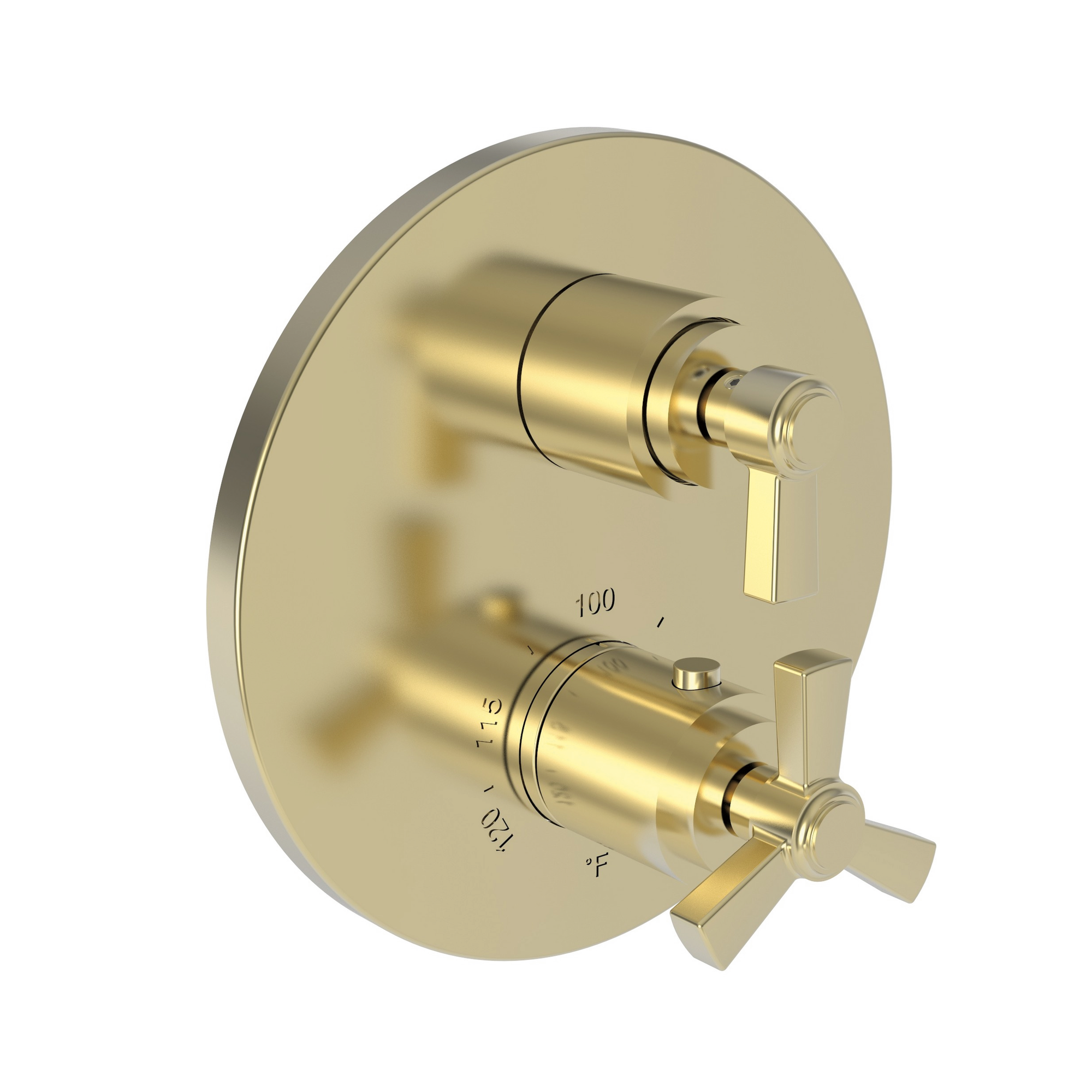 Newport Brass Miro 1/2" Round Thermostatic Trim Plate with Handle