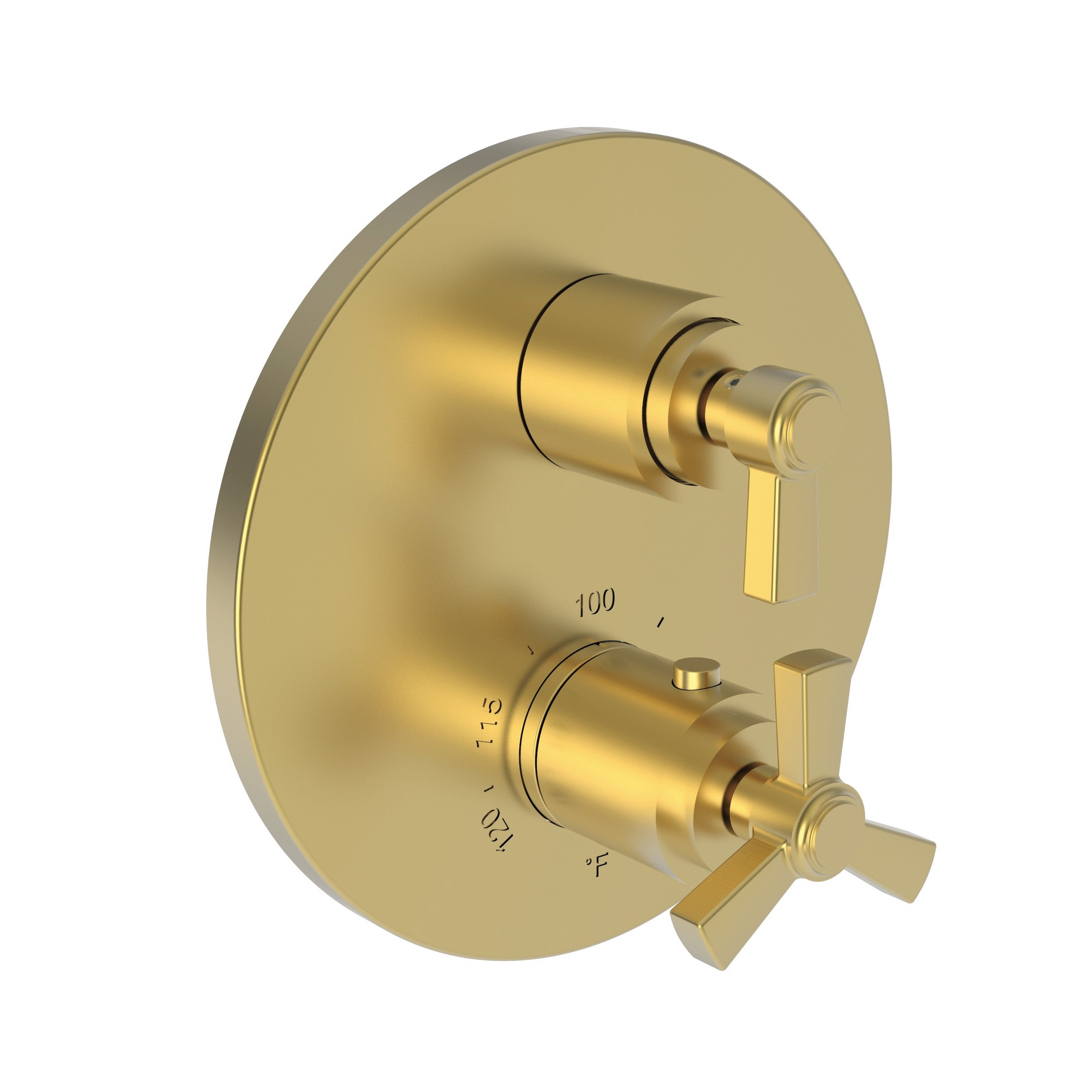 Newport Brass Miro 1/2" Round Thermostatic Trim Plate with Handle