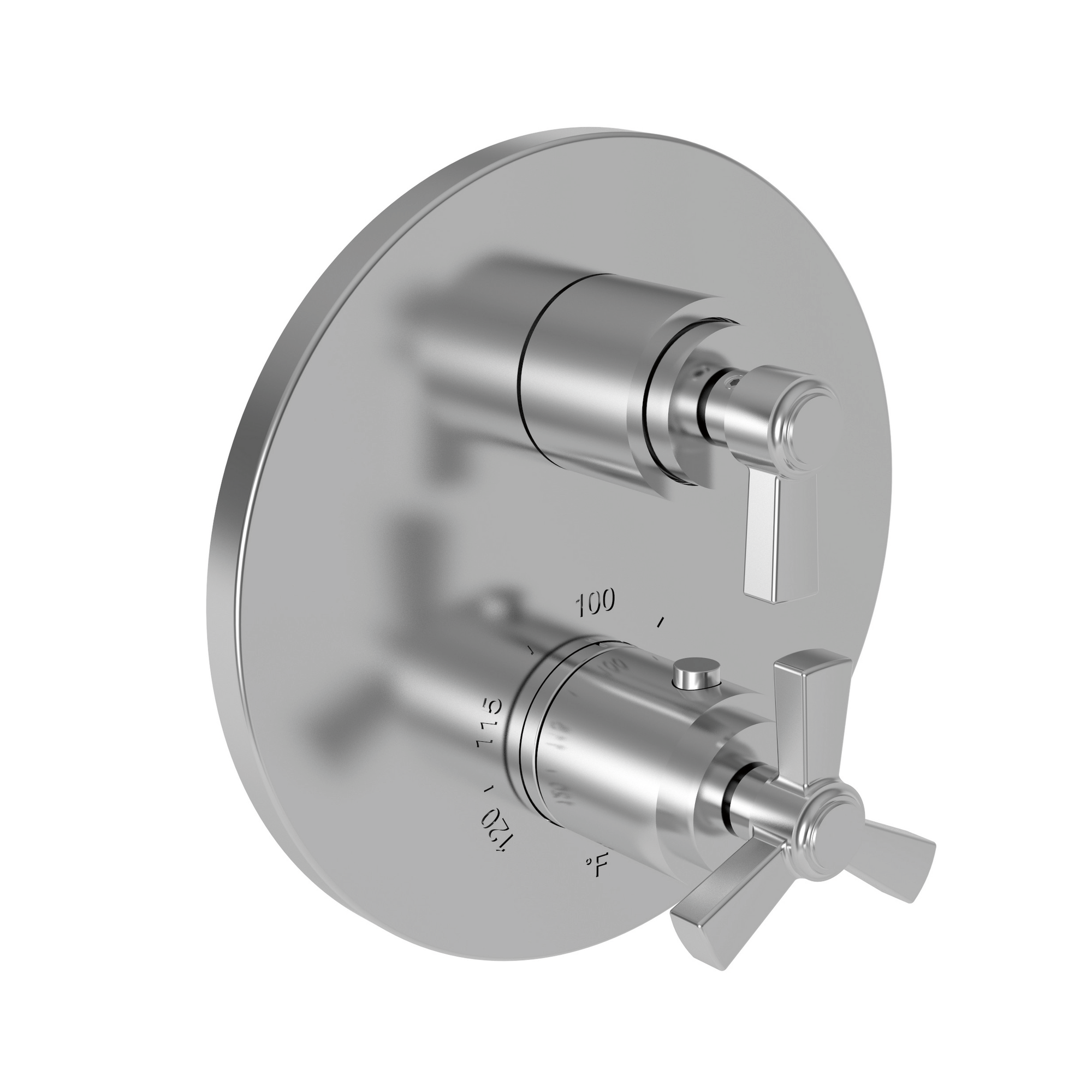 Newport Brass Miro 1/2" Round Thermostatic Trim Plate with Handle