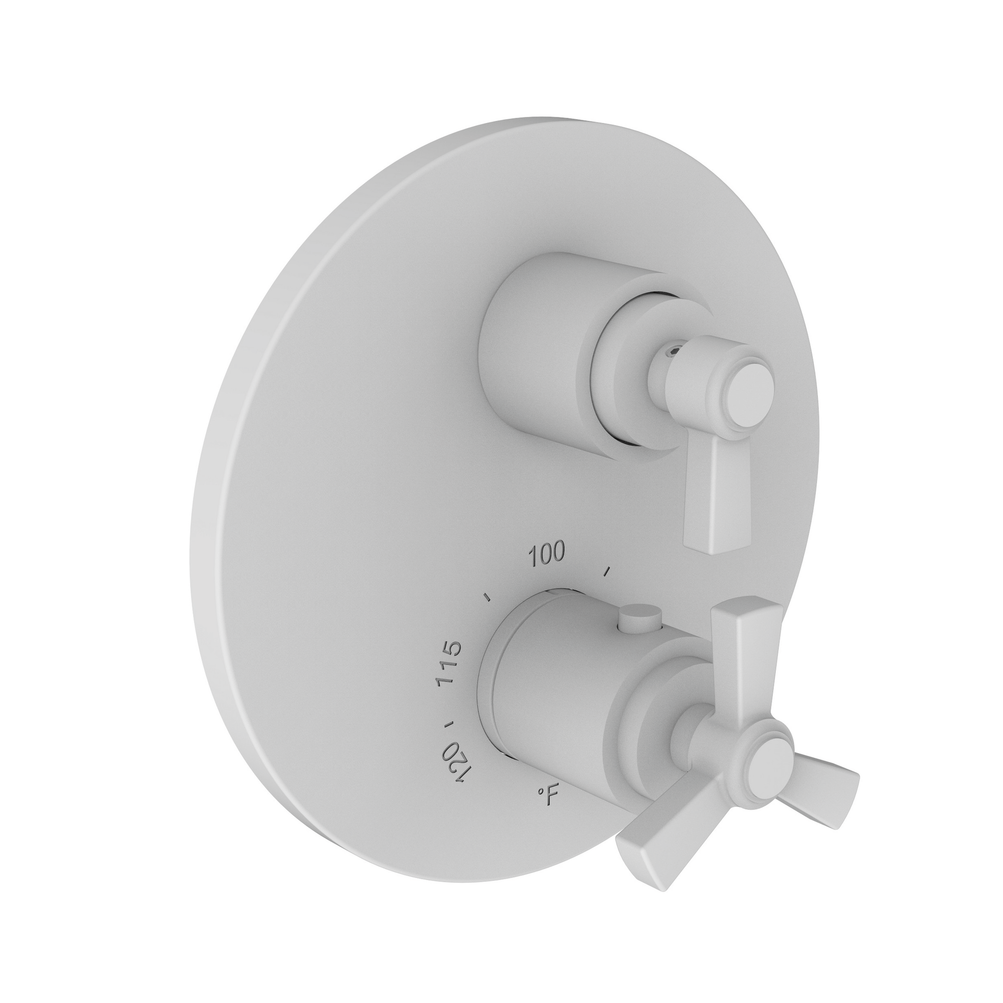 Newport Brass Miro 1/2" Round Thermostatic Trim Plate with Handle