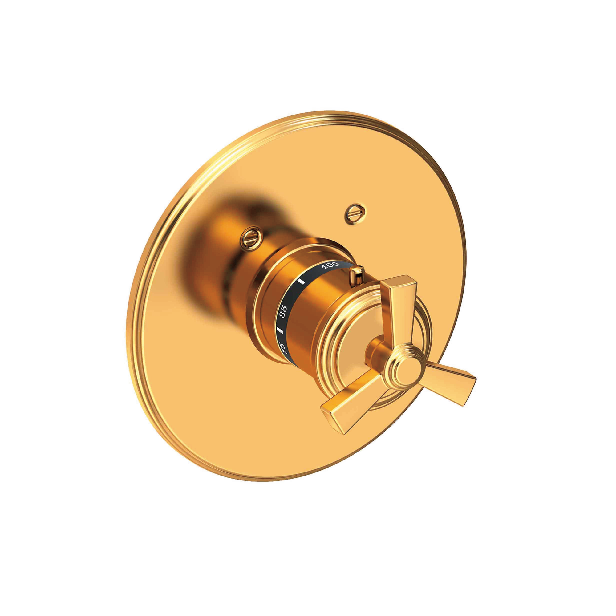 Newport Brass Miro 3/4" Round Thermostatic Trim Plate with Handle