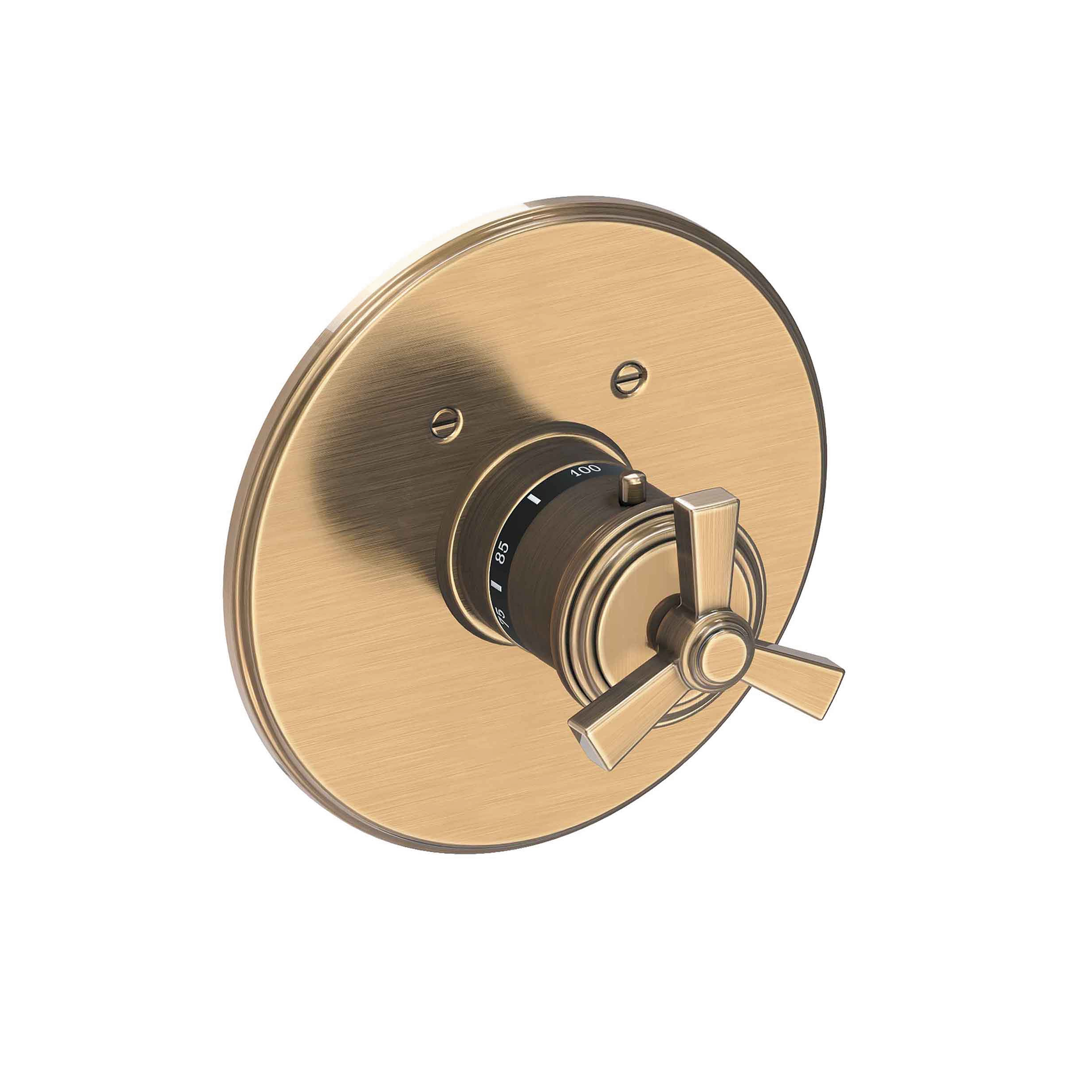 Newport Brass Miro 3/4" Round Thermostatic Trim Plate with Handle