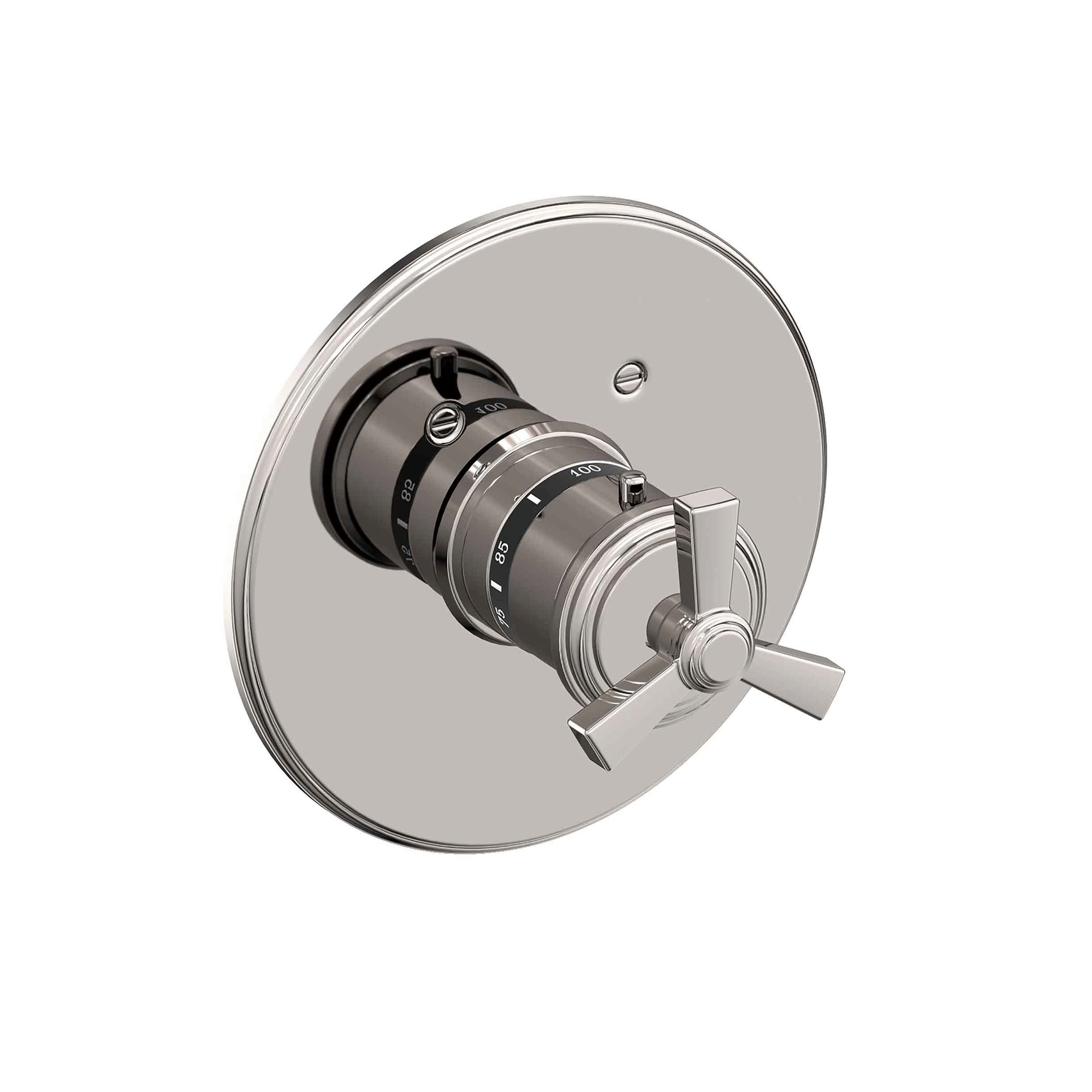 Newport Brass Miro 3/4" Round Thermostatic Trim Plate with Handle