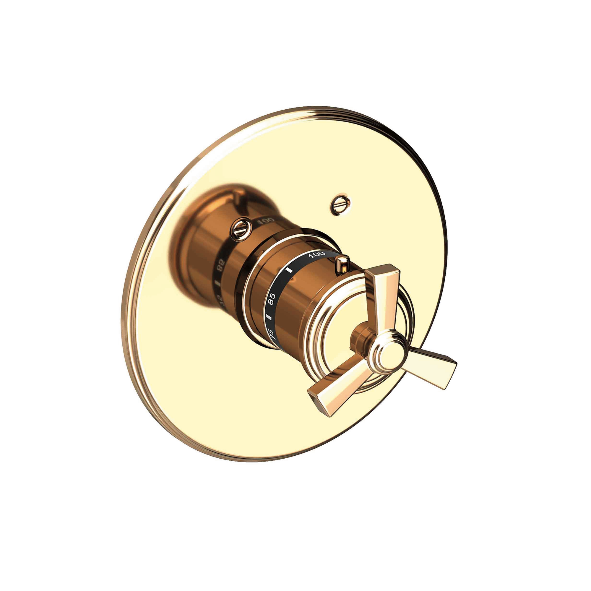 Newport Brass Miro 3/4" Round Thermostatic Trim Plate with Handle