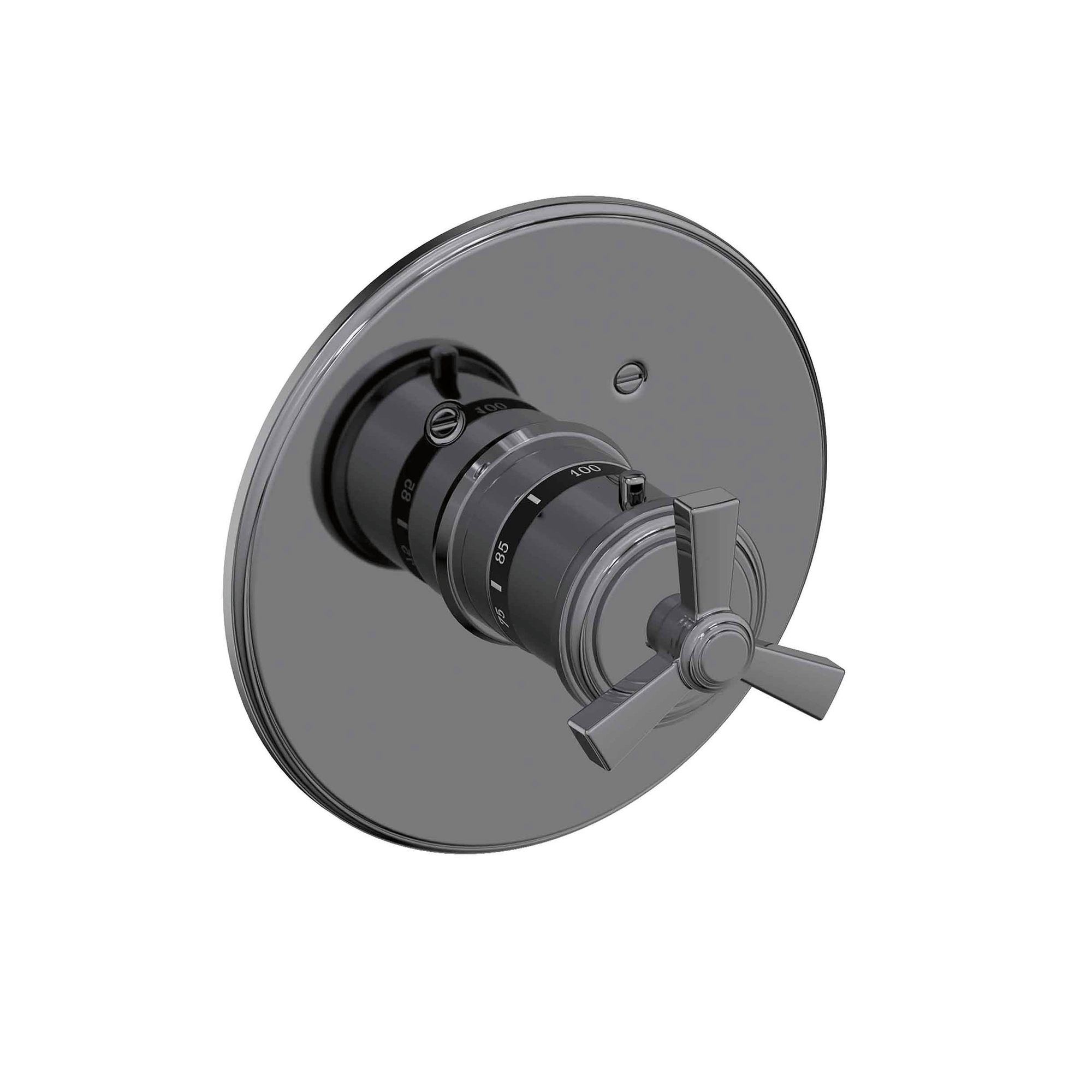 Newport Brass Miro 3/4" Round Thermostatic Trim Plate with Handle