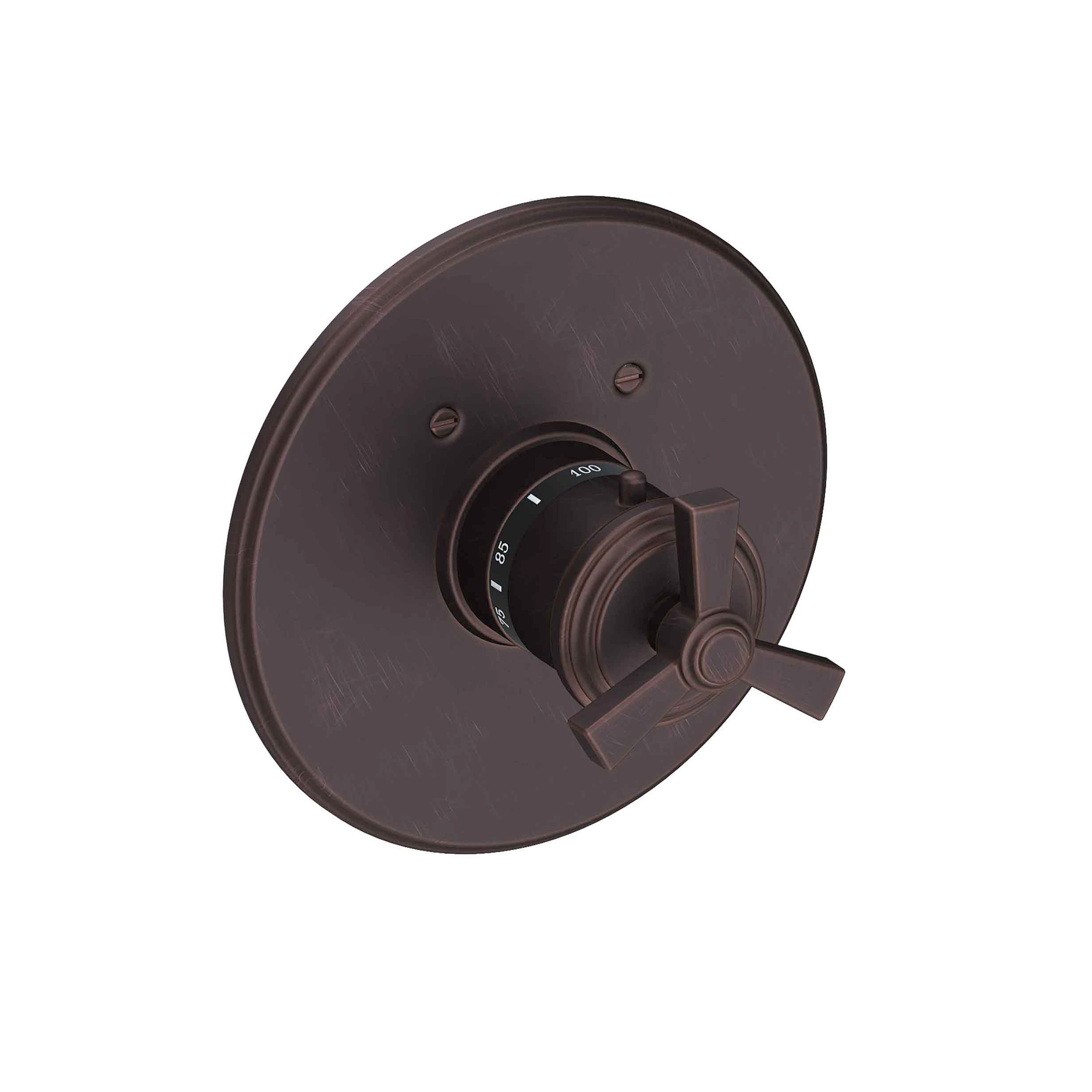 Newport Brass Miro 3/4" Round Thermostatic Trim Plate with Handle