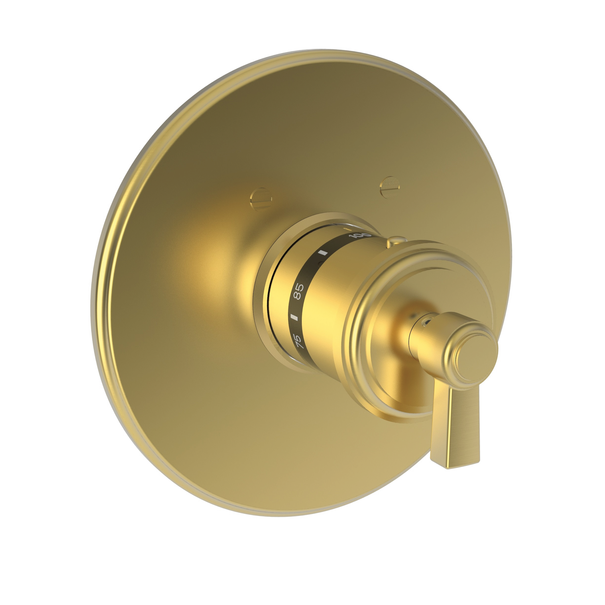 Newport Brass Miro 3/4" Round Thermostatic Trim Plate with Handle