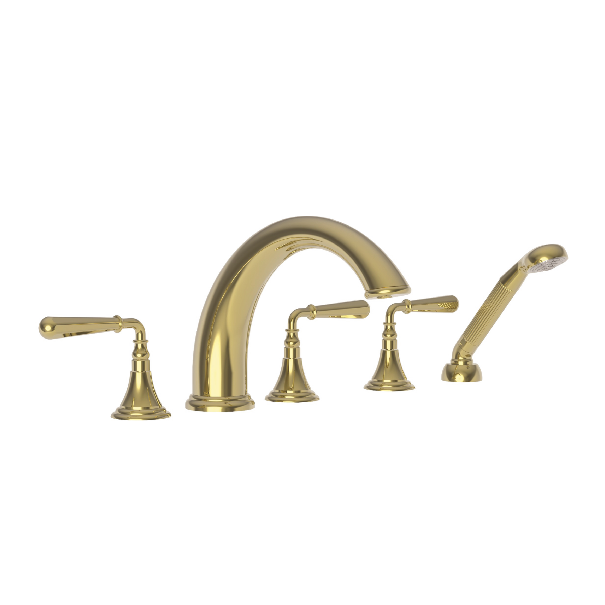 Newport Brass Bevelle Roman Tub Faucet with Hand Shower