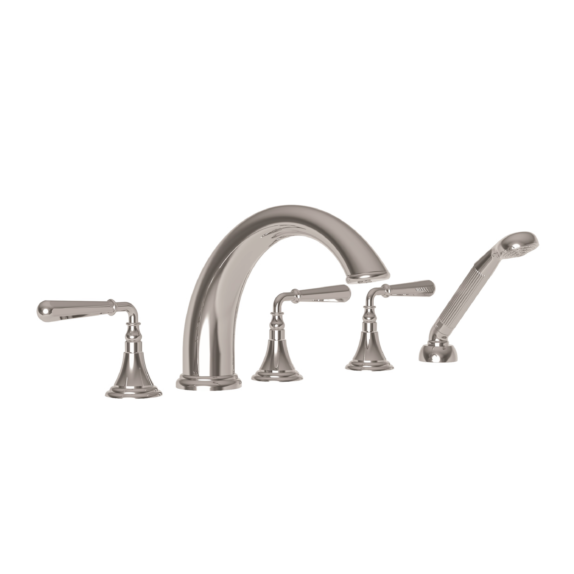 Newport Brass Bevelle Roman Tub Faucet with Hand Shower