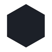 Block Negro 5"x6" R – Hexagon Matte