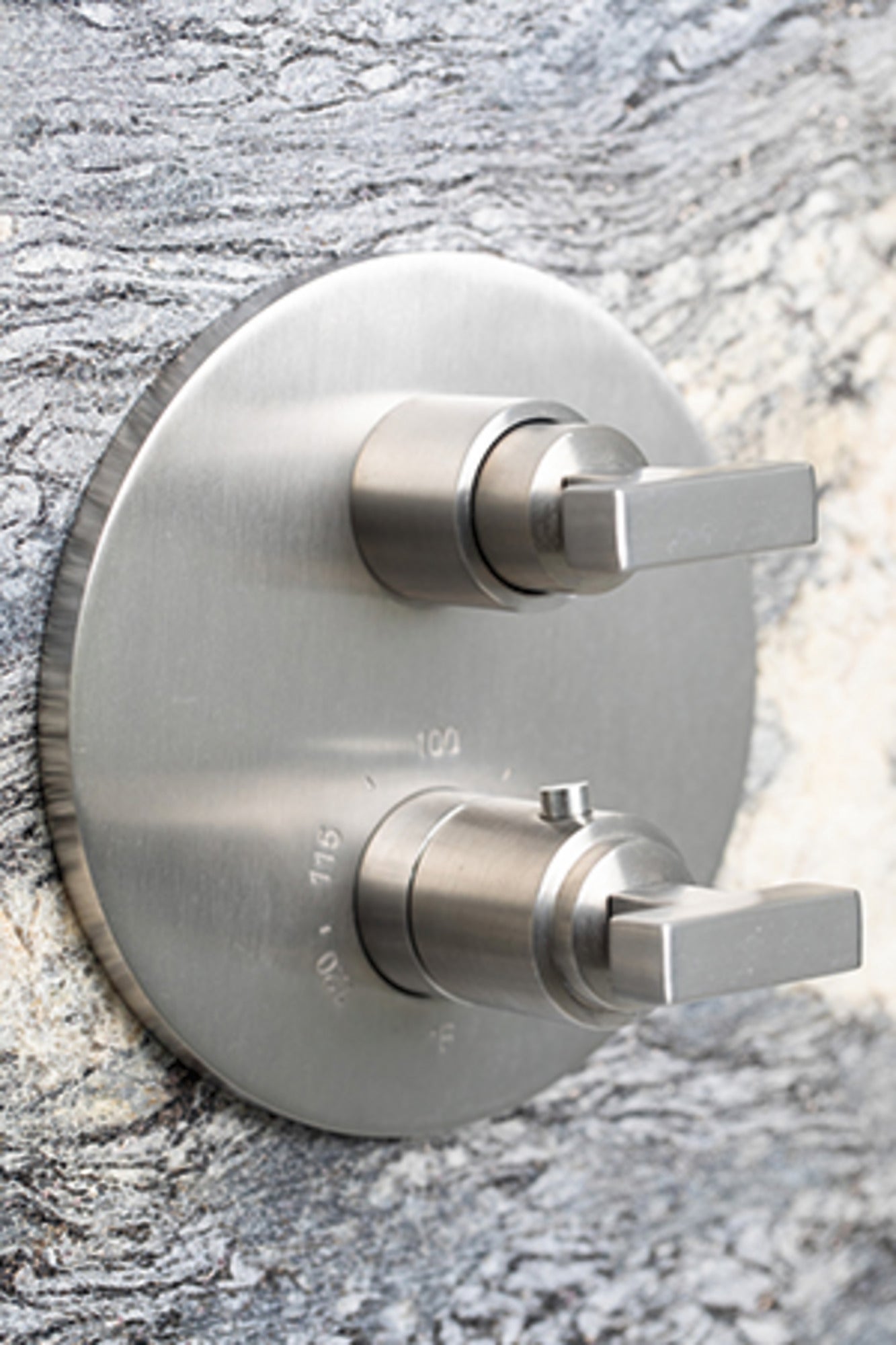 Newport Brass Priya® 1/2" Round Thermostatic Trim Plate with Handle