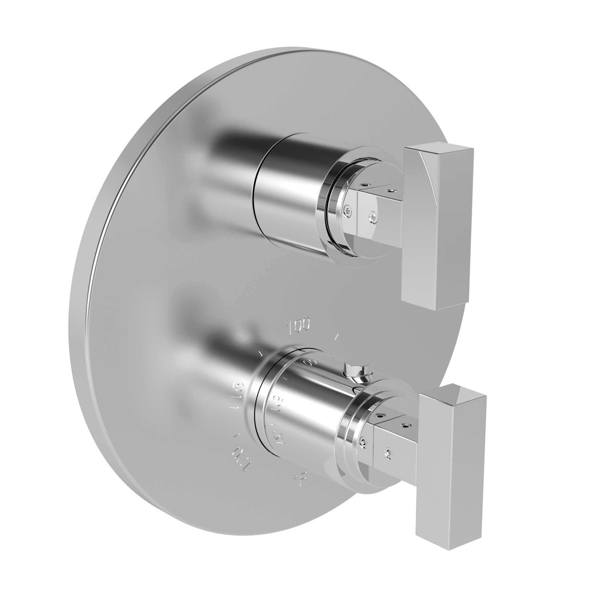 Newport Brass Priya® 1/2" Round Thermostatic Trim Plate with Handle