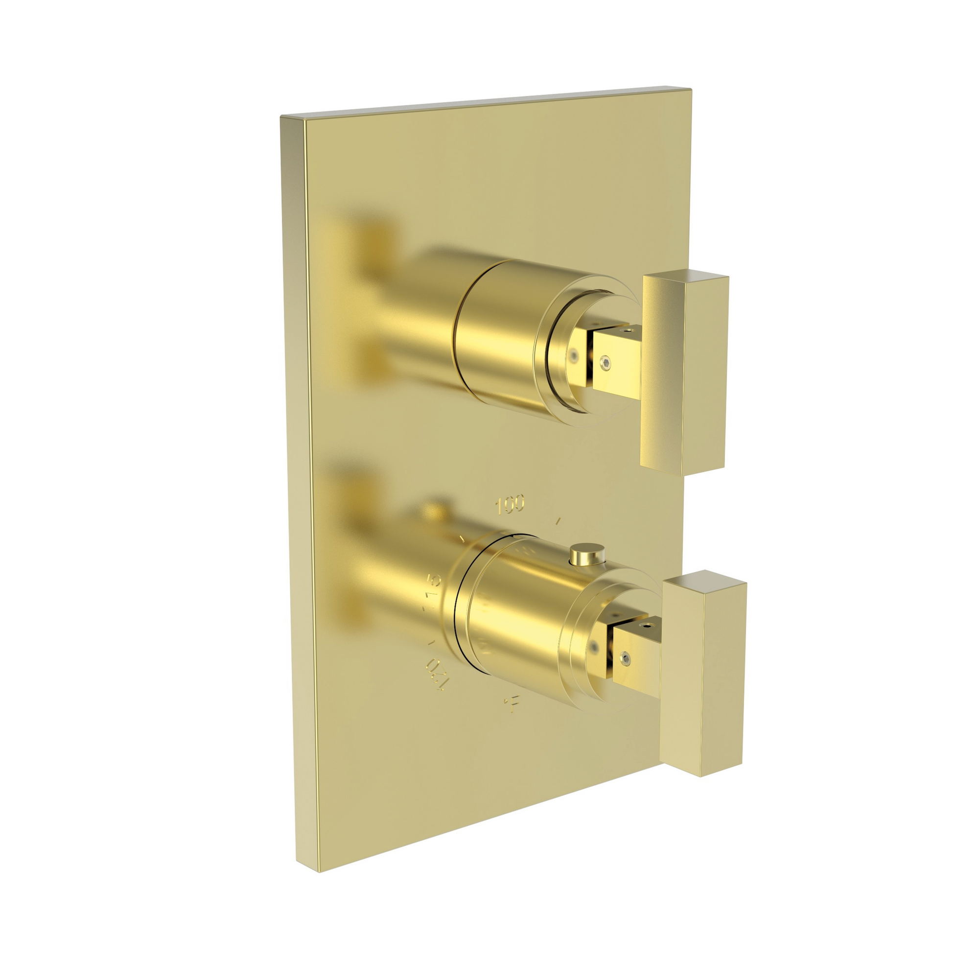 Newport Brass Skylar 1/2" Square Thermostatic Trim Plate with Handle