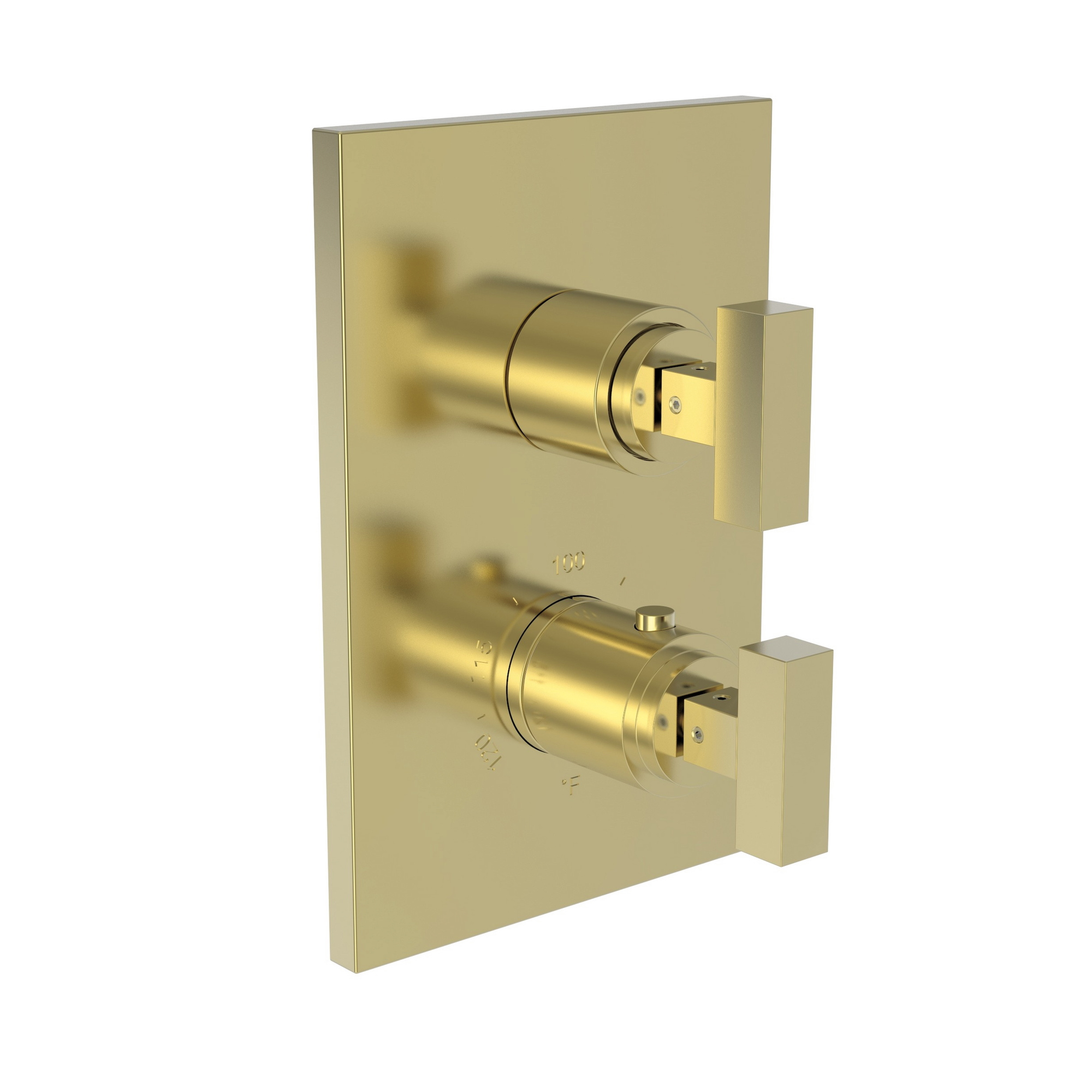 Newport Brass Skylar 1/2" Square Thermostatic Trim Plate with Handle