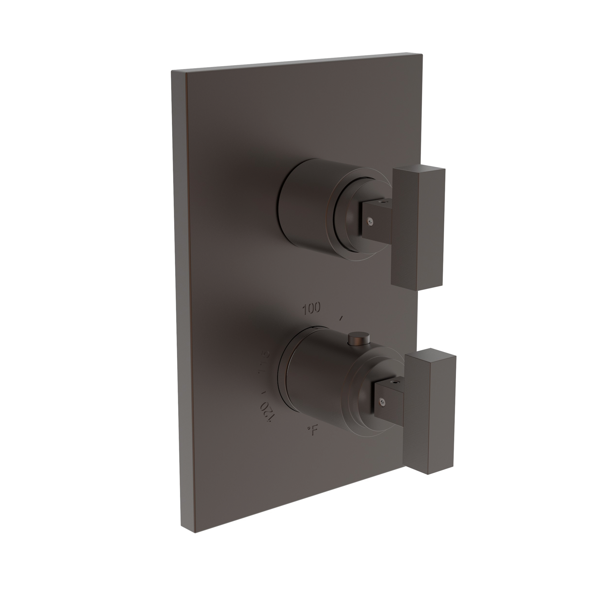 Newport Brass Skylar 1/2" Square Thermostatic Trim Plate with Handle