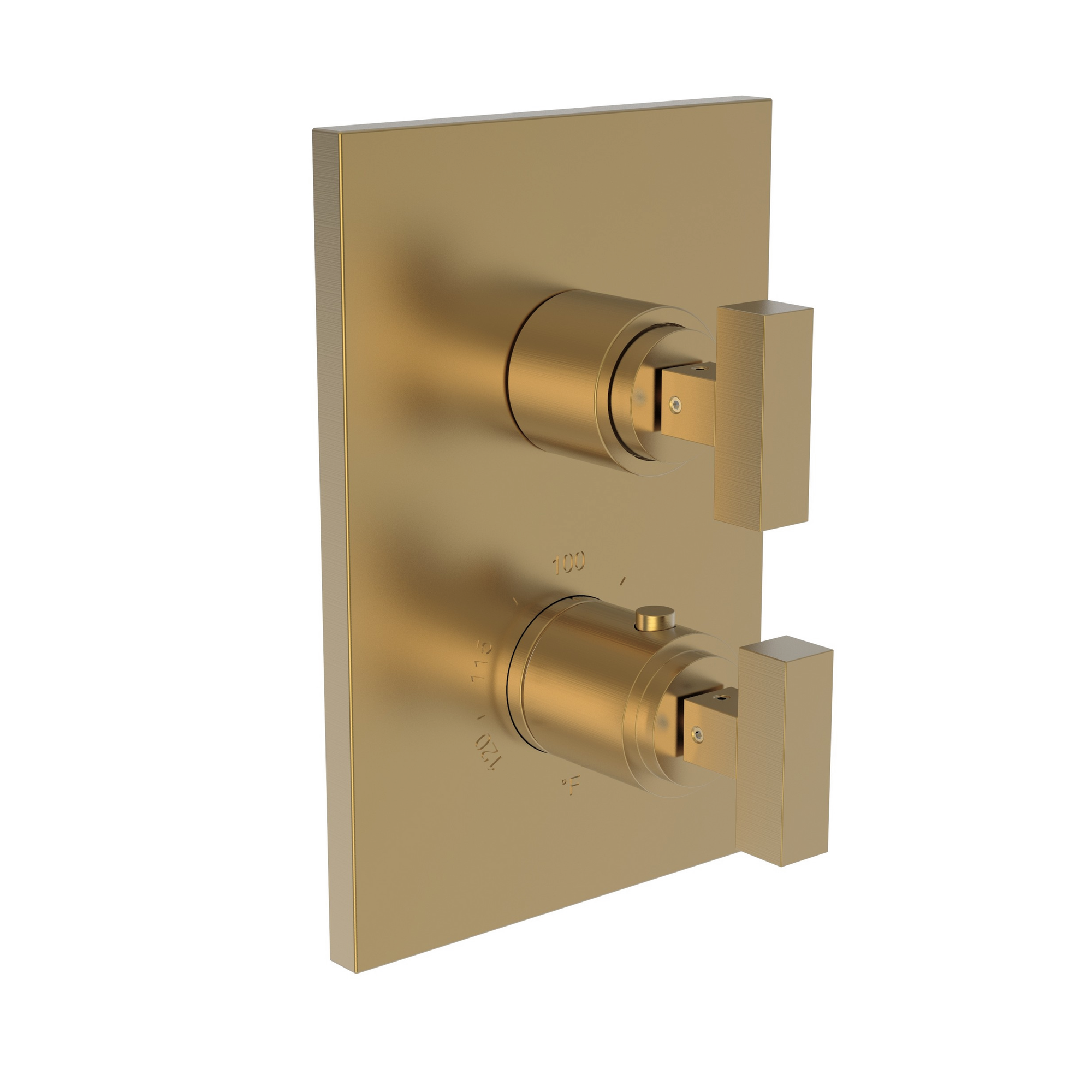 Newport Brass Skylar 1/2" Square Thermostatic Trim Plate with Handle
