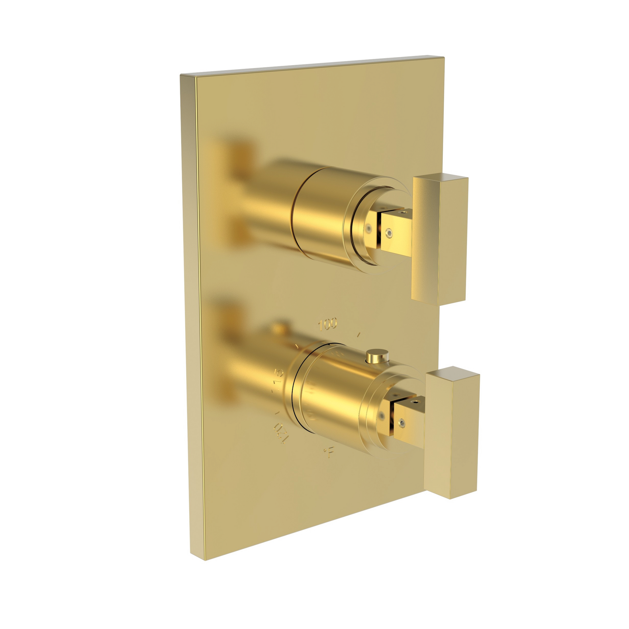Newport Brass Skylar 1/2" Square Thermostatic Trim Plate with Handle