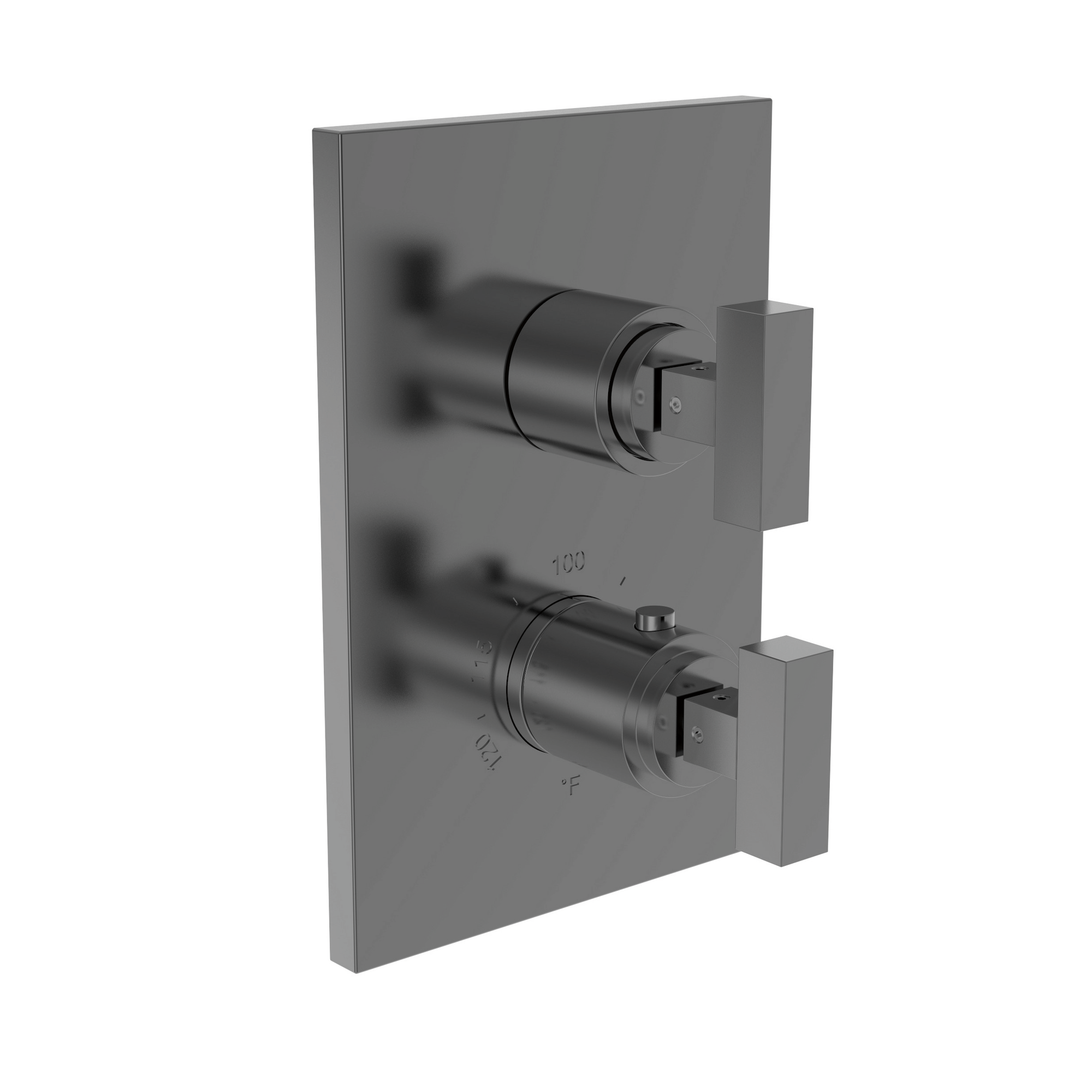 Newport Brass Skylar 1/2" Square Thermostatic Trim Plate with Handle