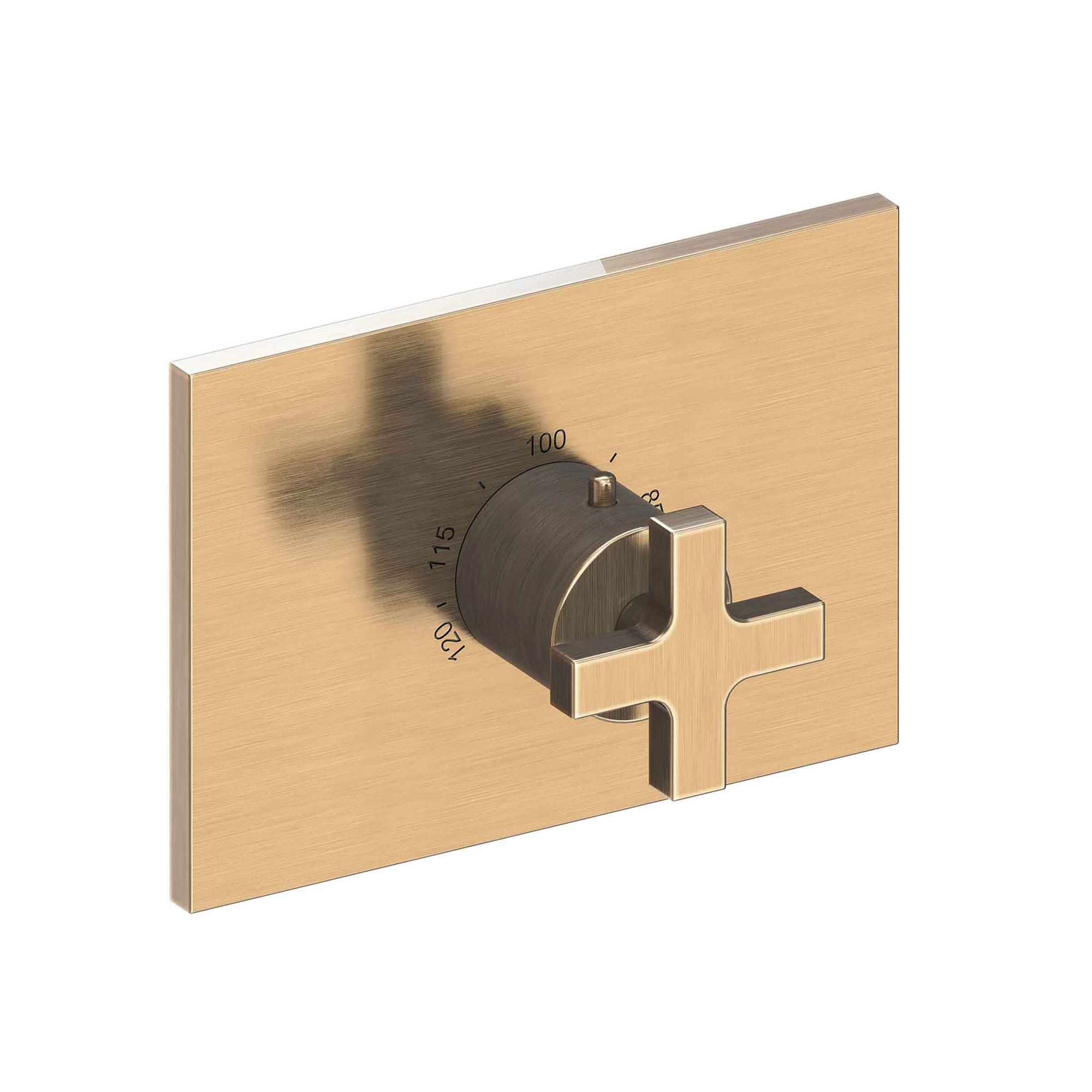 Newport Brass Secant® 3/4" Rectangular Thermostatic Trim Plate with Handle