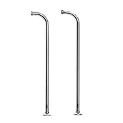Newport Brass Fairfield Floor Riser Kit for Exposed Tub & Hand Shower Set
