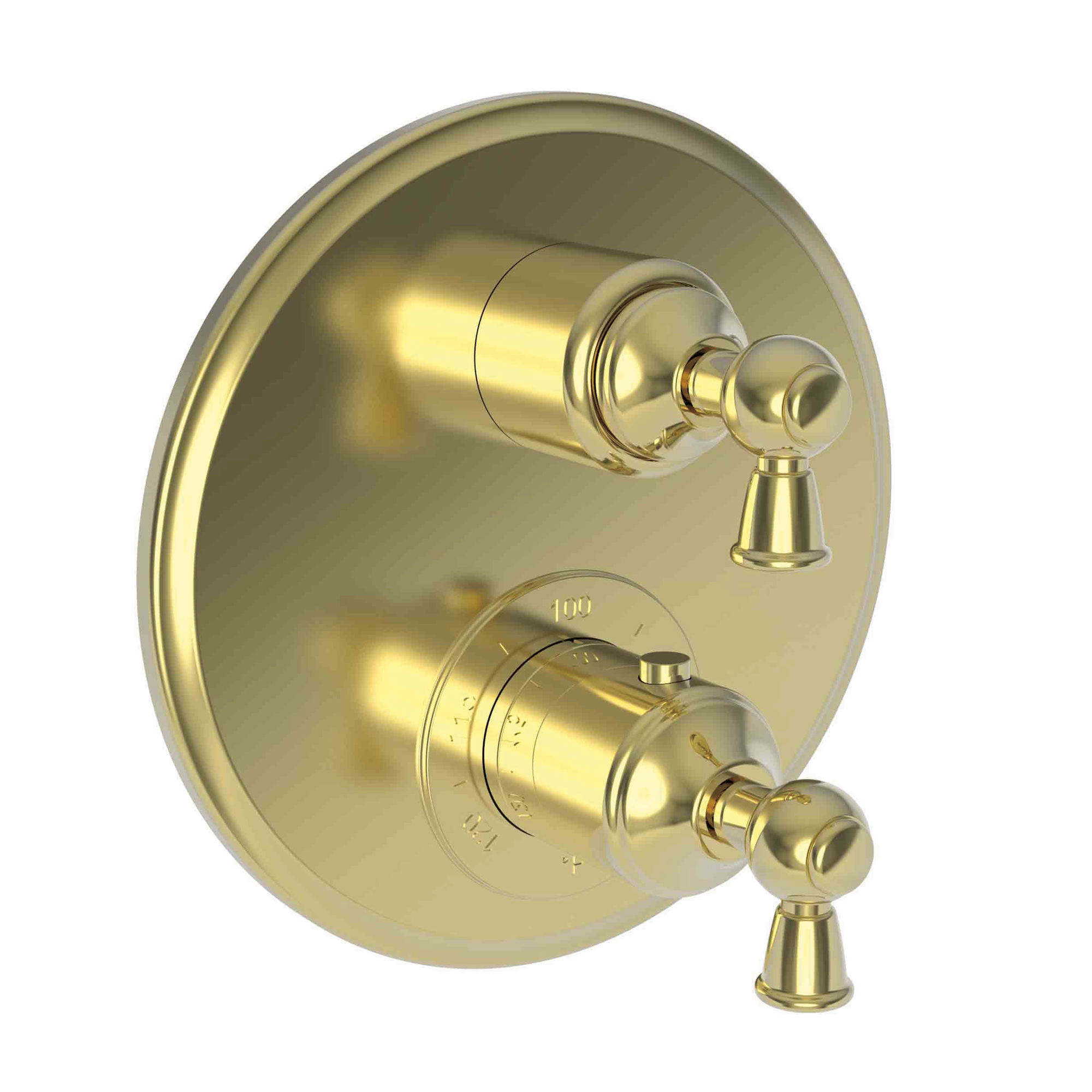 Newport Brass Aylesbury 1/2" Round Thermostatic Trim Plate with Handle