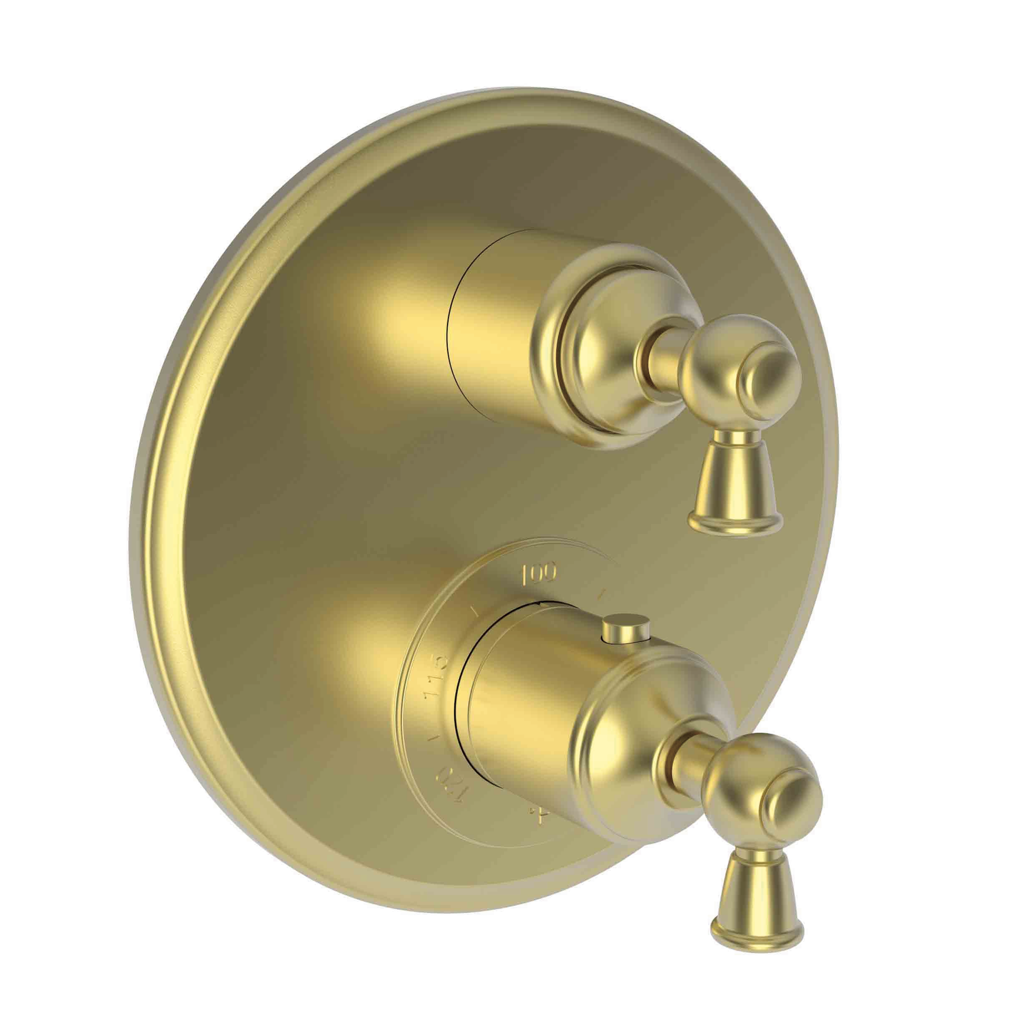 Newport Brass Aylesbury 1/2" Round Thermostatic Trim Plate with Handle