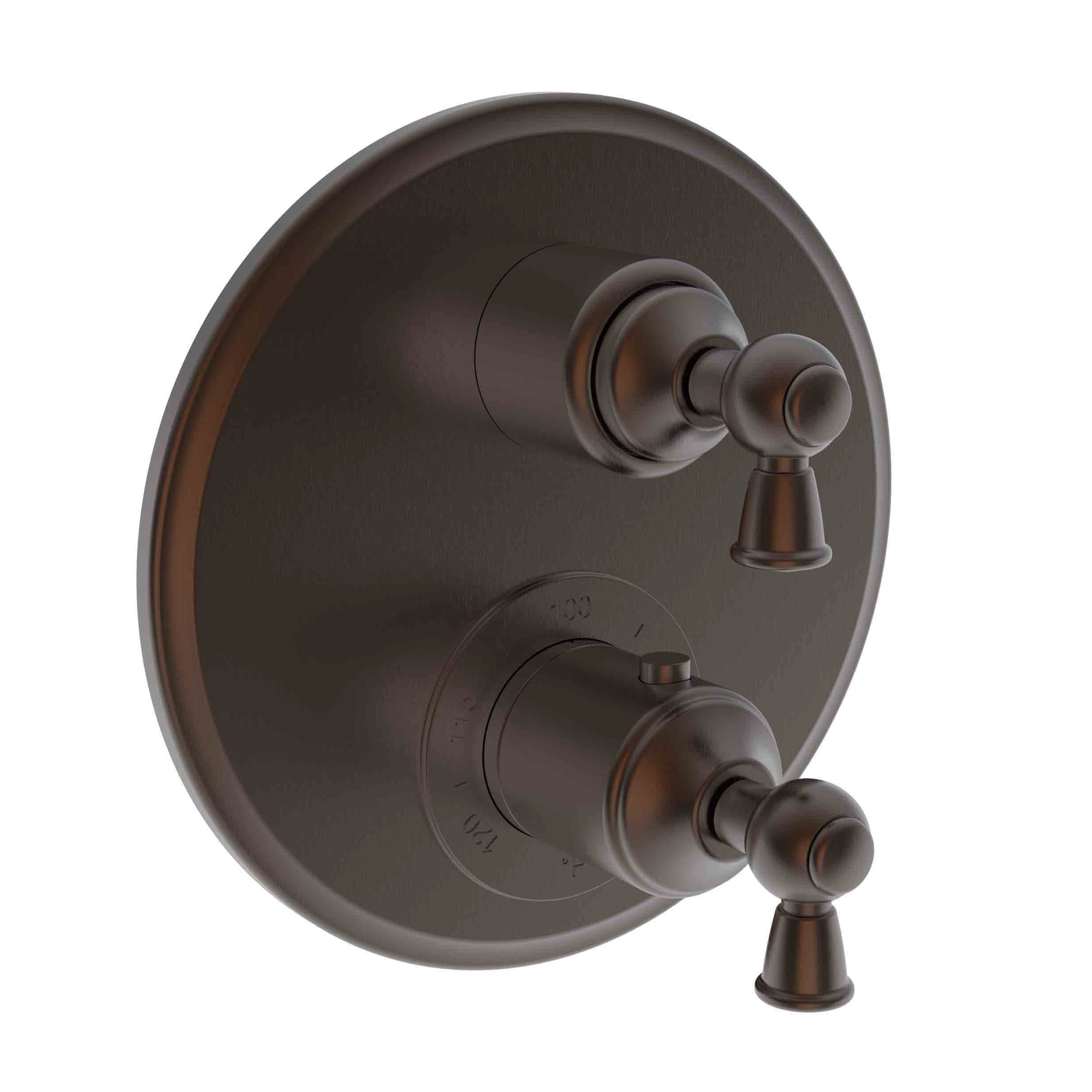 Newport Brass Aylesbury 1/2" Round Thermostatic Trim Plate with Handle