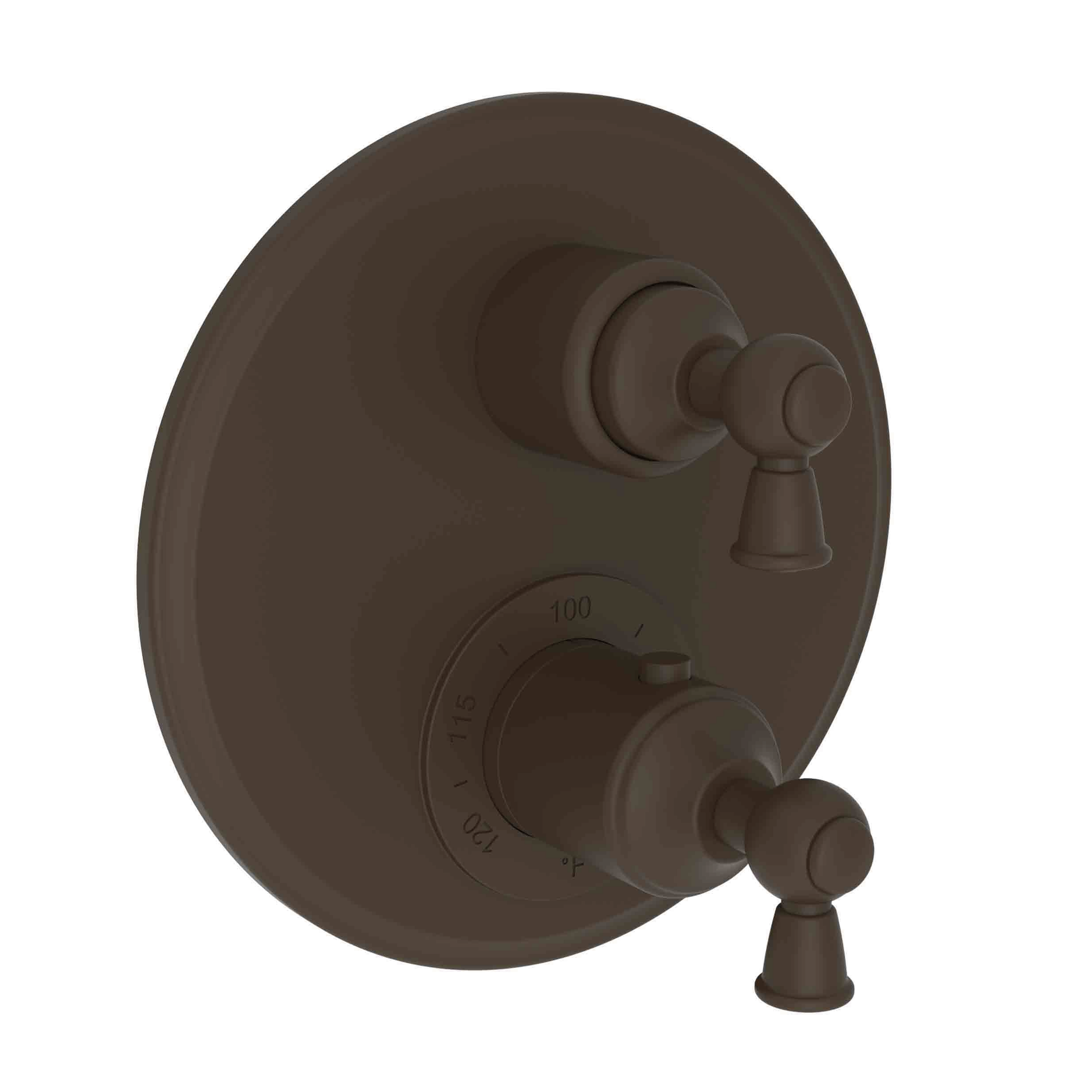 Newport Brass Aylesbury 1/2" Round Thermostatic Trim Plate with Handle