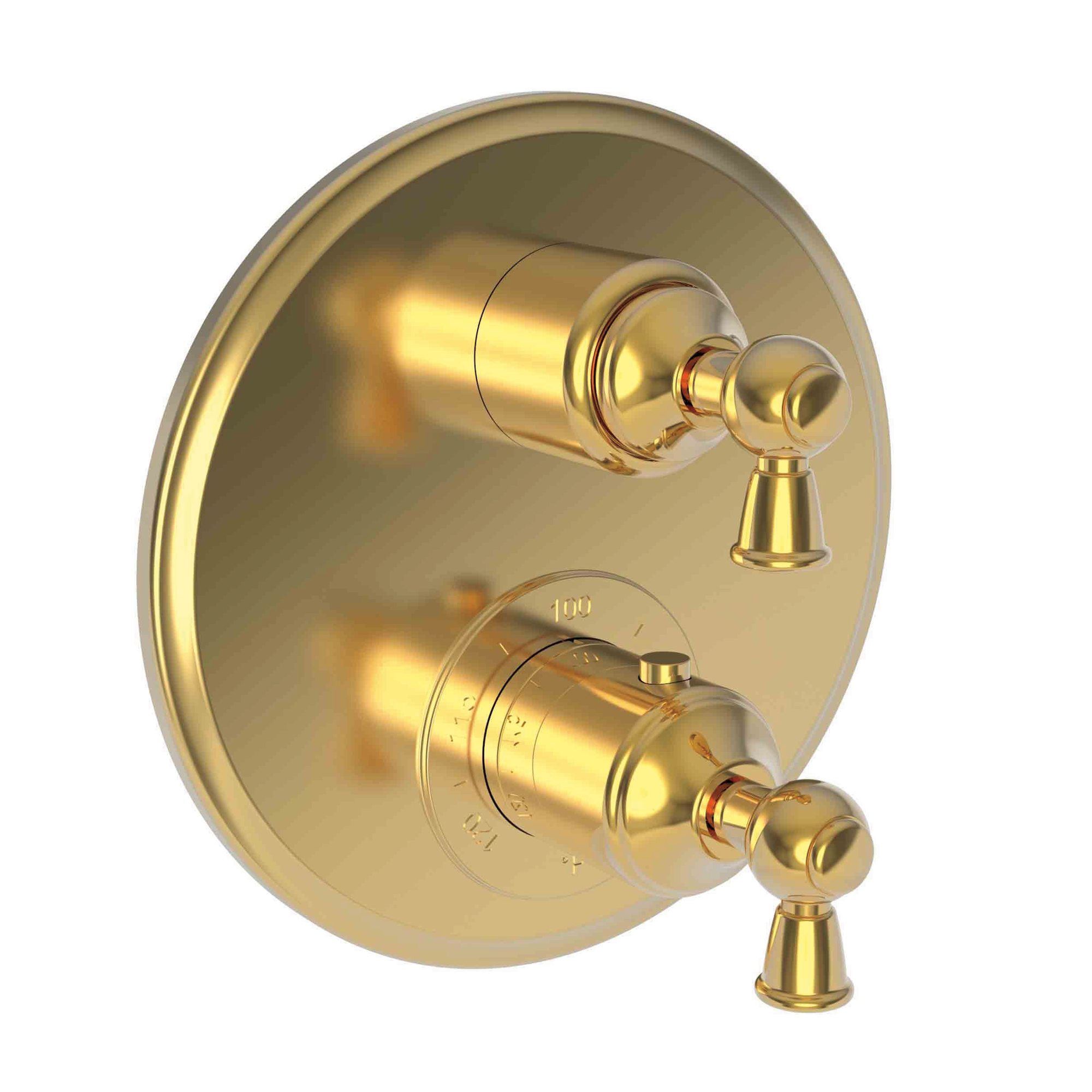 Newport Brass Aylesbury 1/2" Round Thermostatic Trim Plate with Handle