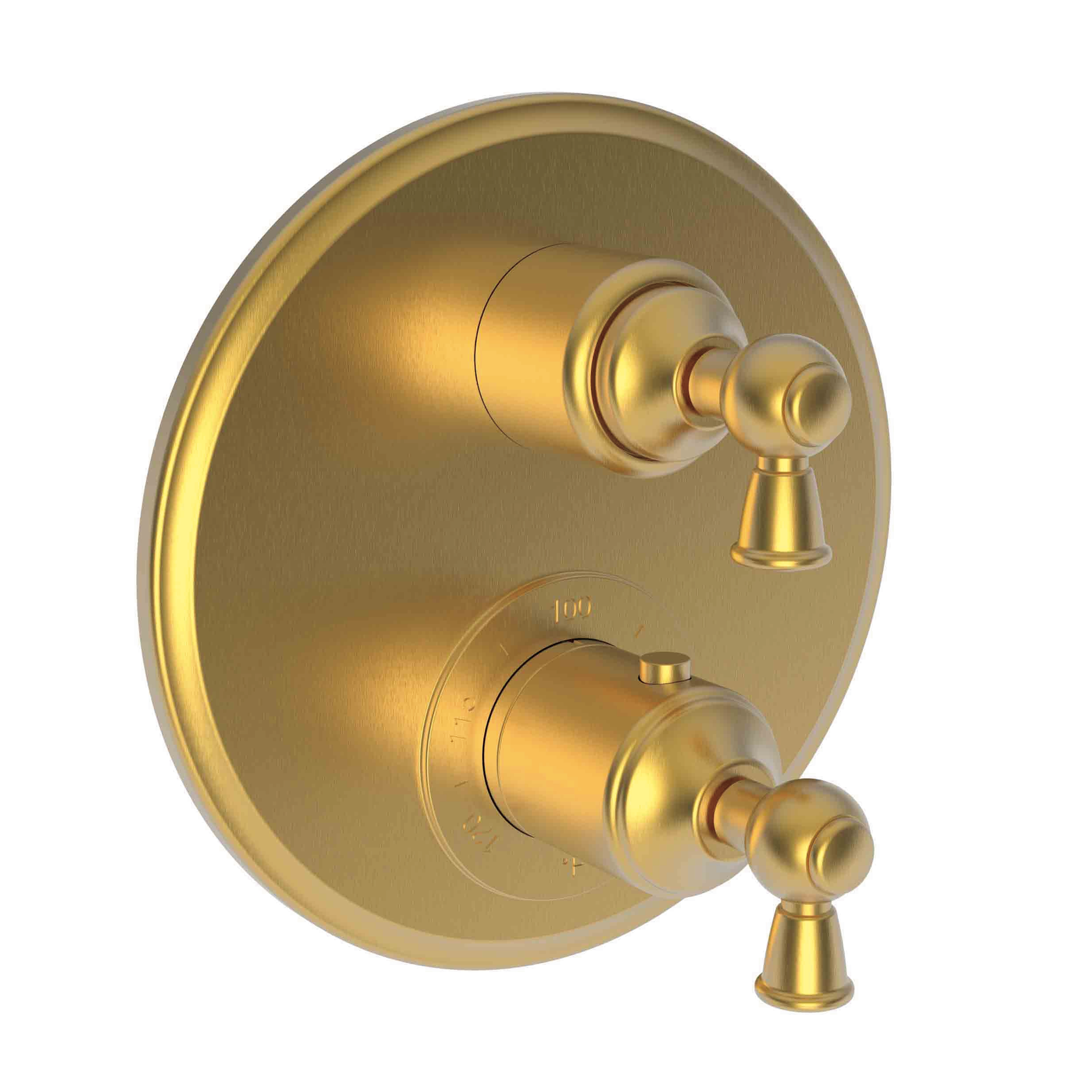 Newport Brass Aylesbury 1/2" Round Thermostatic Trim Plate with Handle