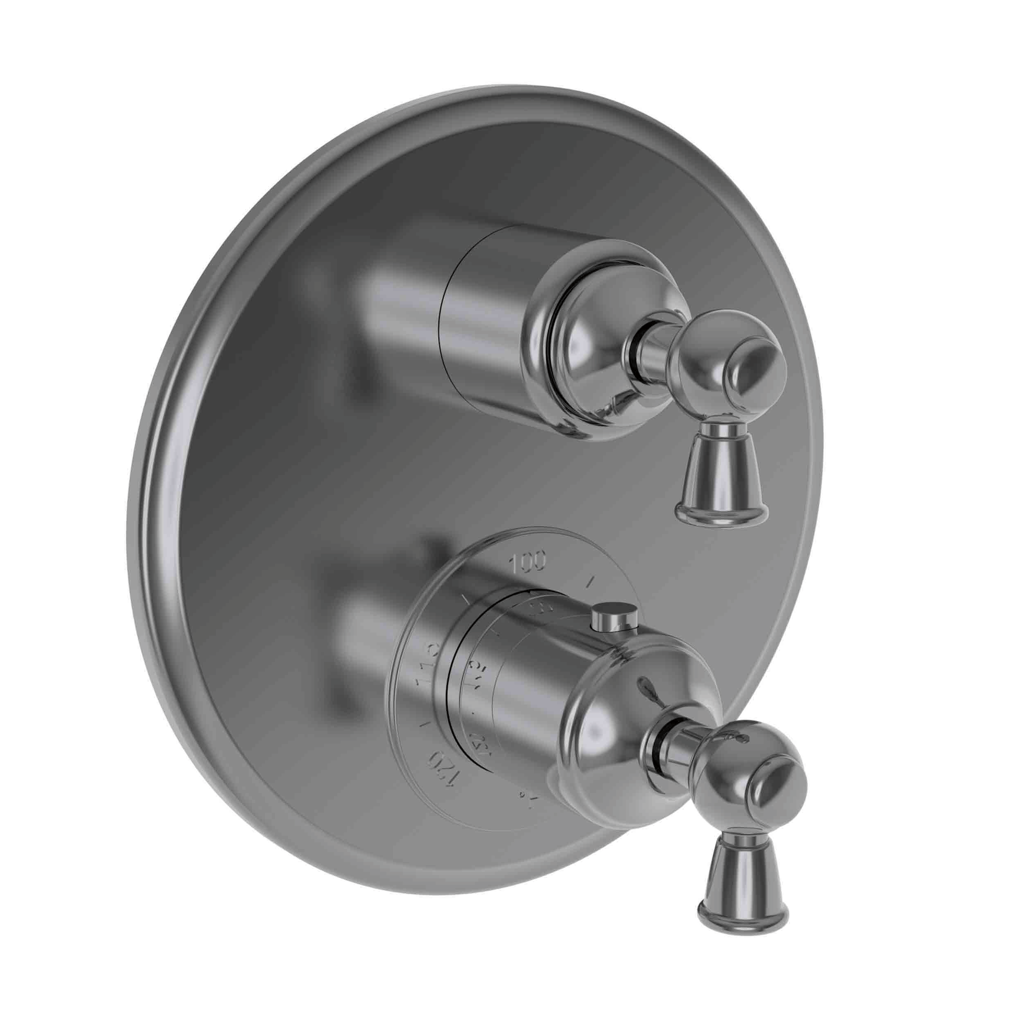 Newport Brass Aylesbury 1/2" Round Thermostatic Trim Plate with Handle