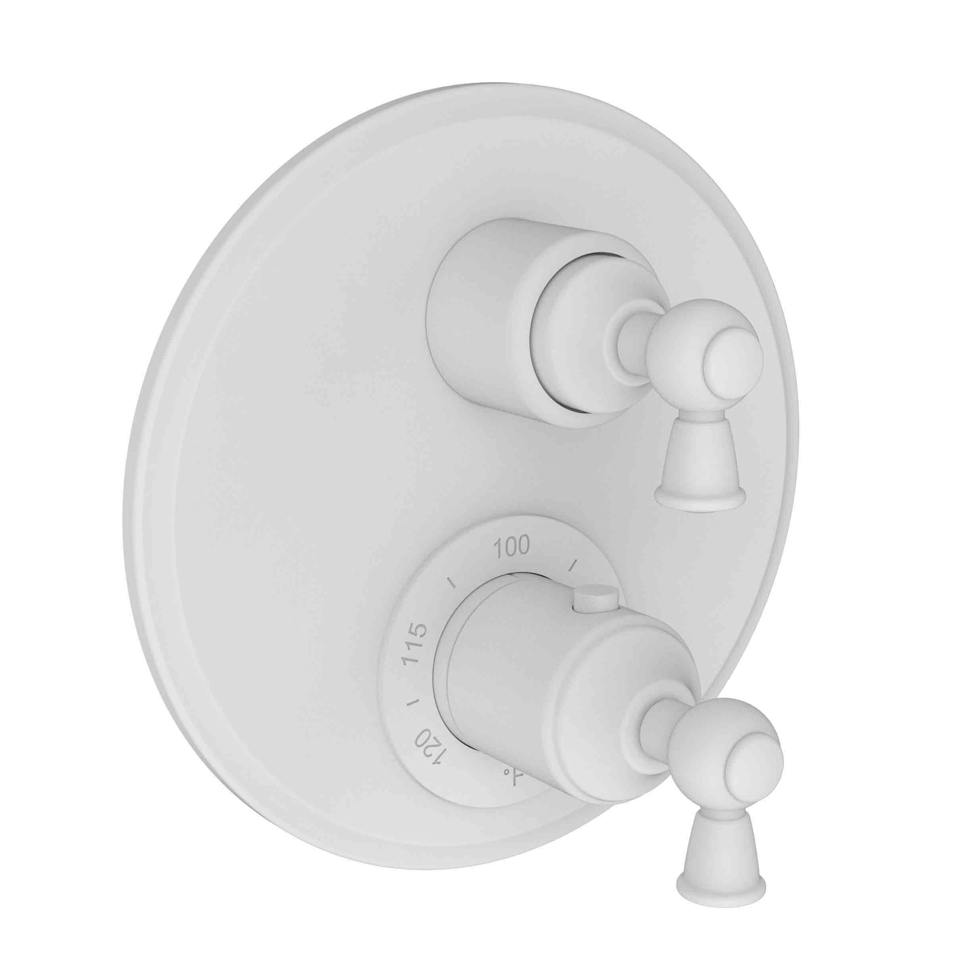 Newport Brass Aylesbury 1/2" Round Thermostatic Trim Plate with Handle