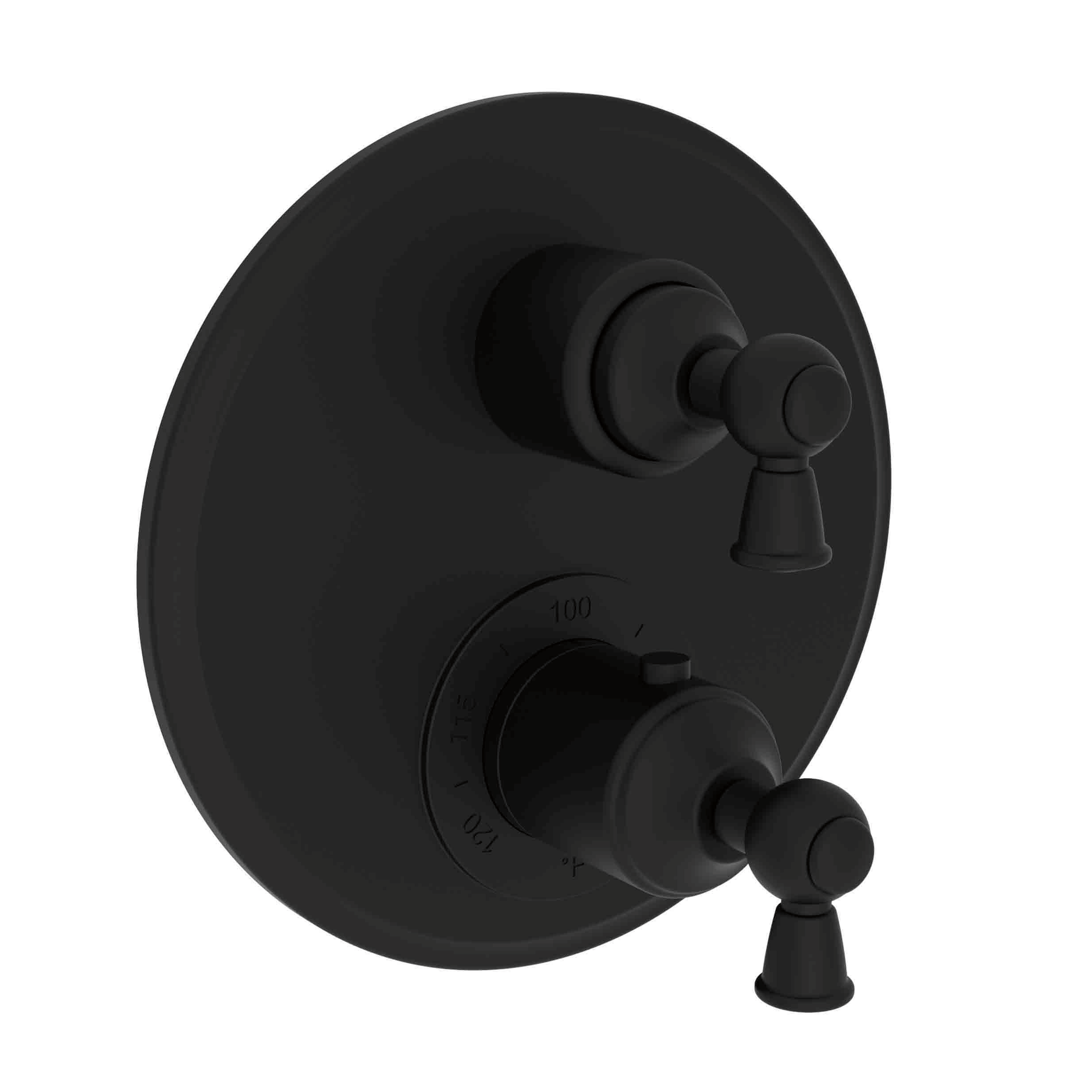 Newport Brass Aylesbury 1/2" Round Thermostatic Trim Plate with Handle
