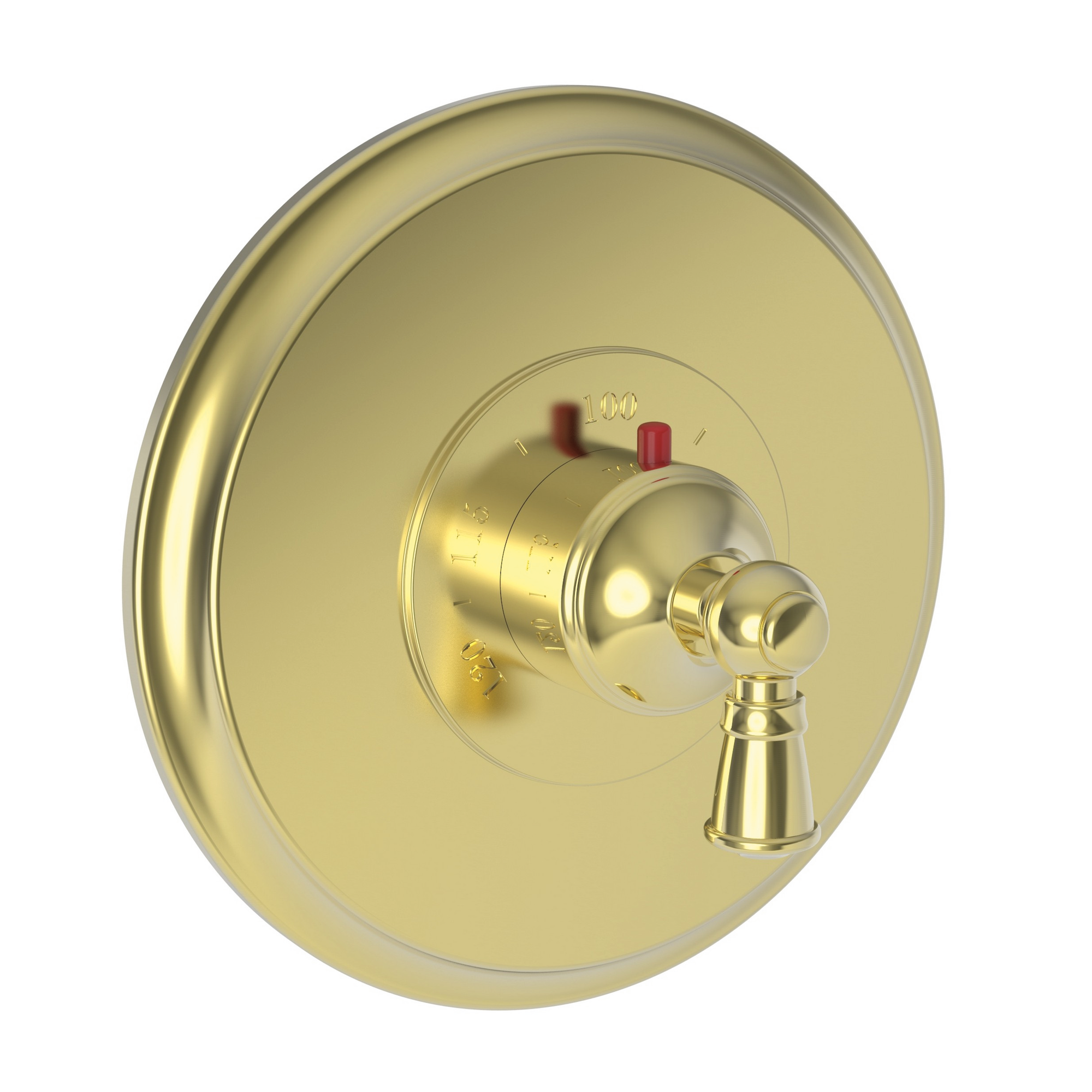 Newport Brass Aylesbury 3/4" Round Thermostatic Trim Plate with Handle