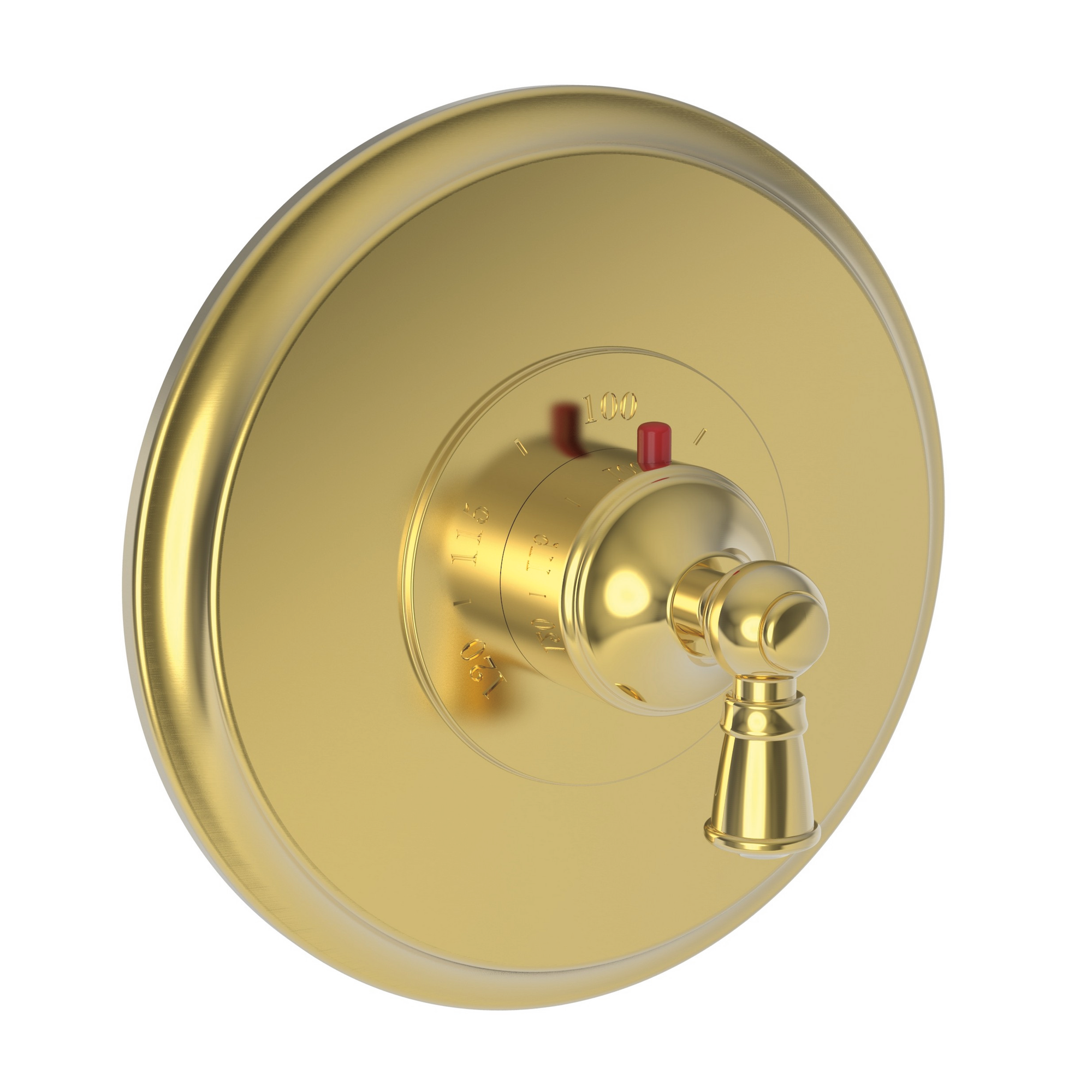 Newport Brass Aylesbury 3/4" Round Thermostatic Trim Plate with Handle