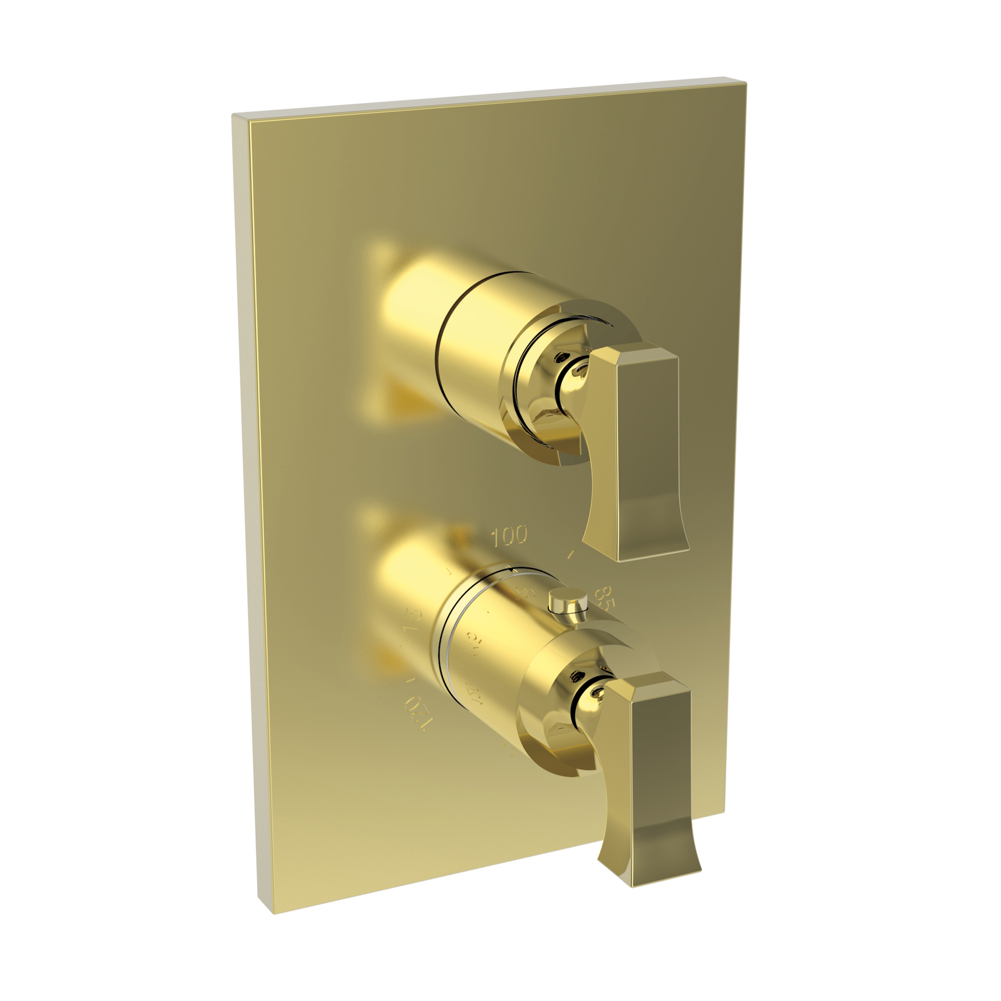 Newport Brass Joffrey® 1/2" Square Thermostatic Trim Plate with Handle