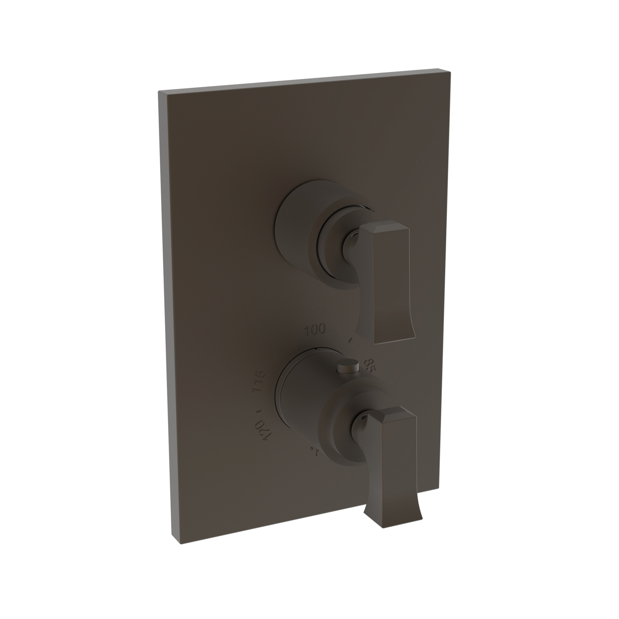 Newport Brass Joffrey® 1/2" Square Thermostatic Trim Plate with Handle