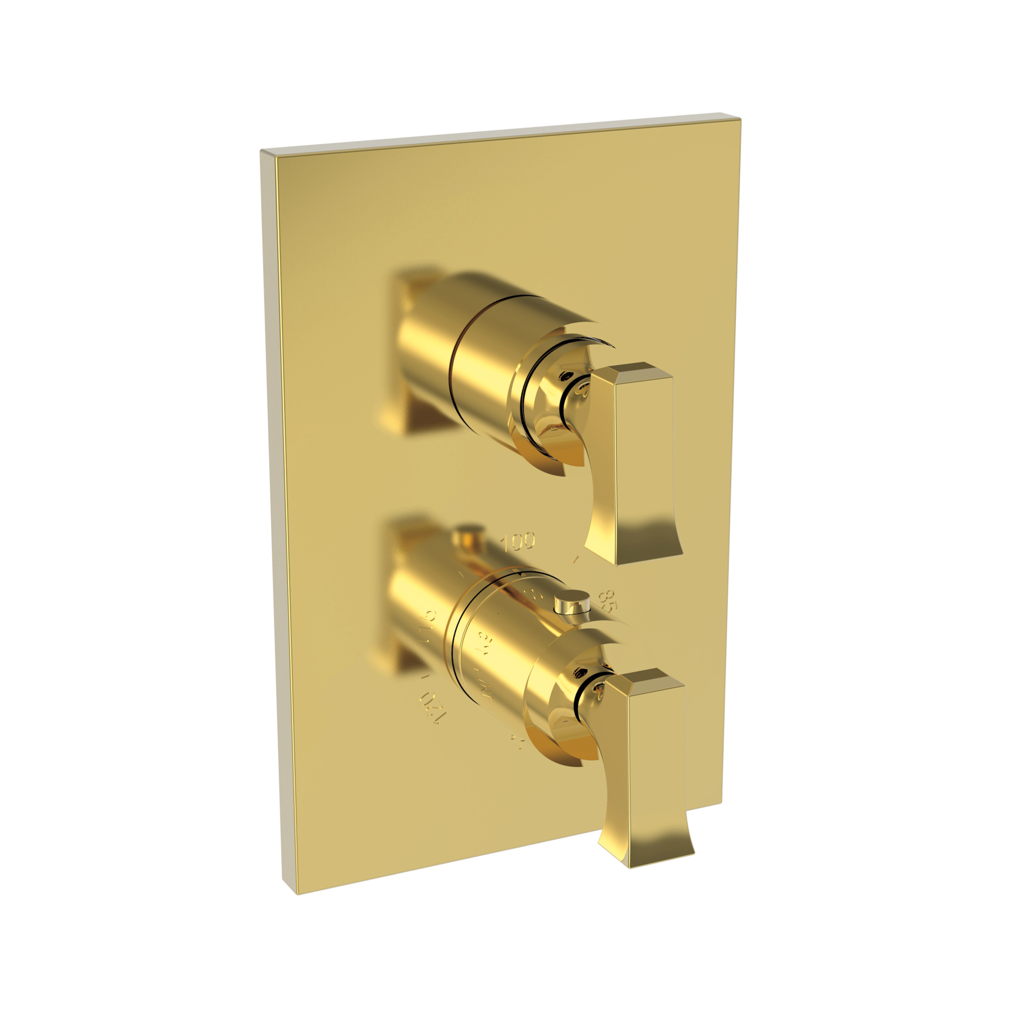 Newport Brass Joffrey® 1/2" Square Thermostatic Trim Plate with Handle