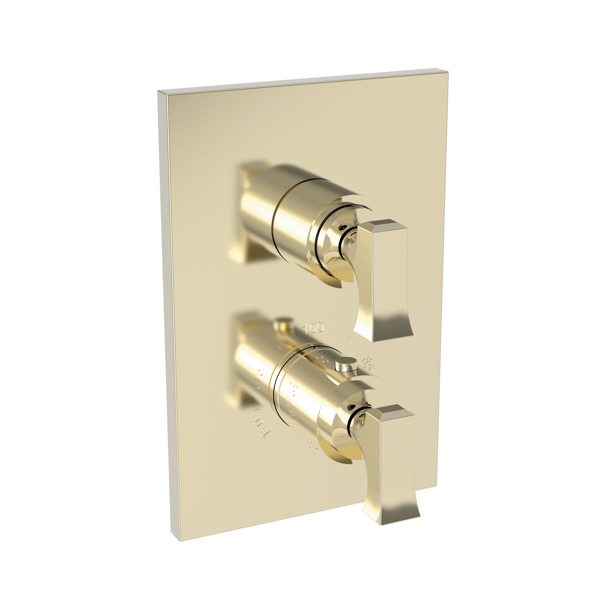 Newport Brass Joffrey® 1/2" Square Thermostatic Trim Plate with Handle