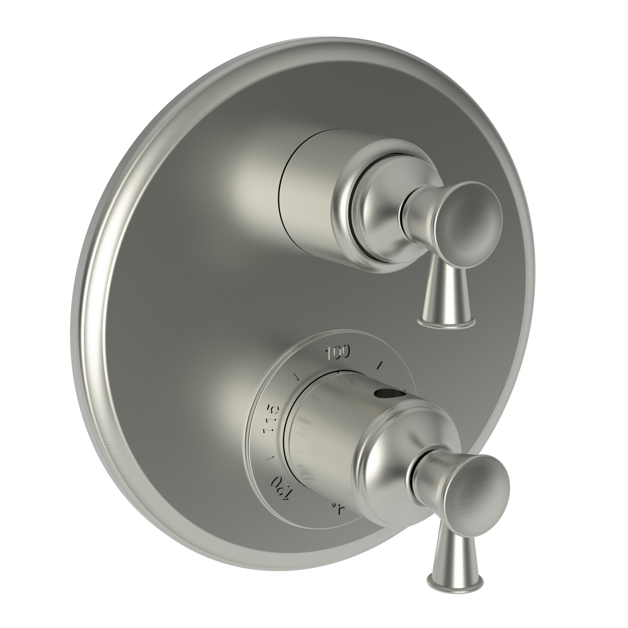 Newport Brass Vander 1/2" Round Thermostatic Trim Plate with Handle