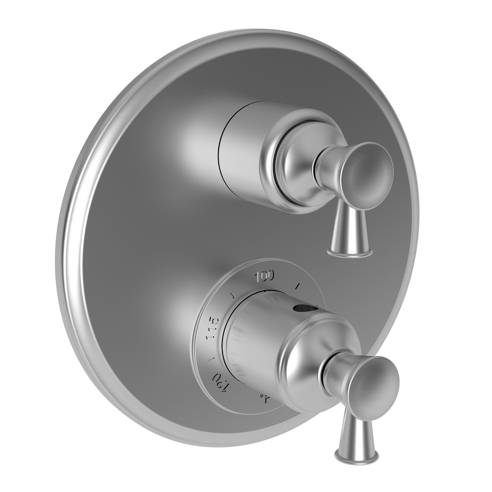 Newport Brass Vander 1/2" Round Thermostatic Trim Plate with Handle