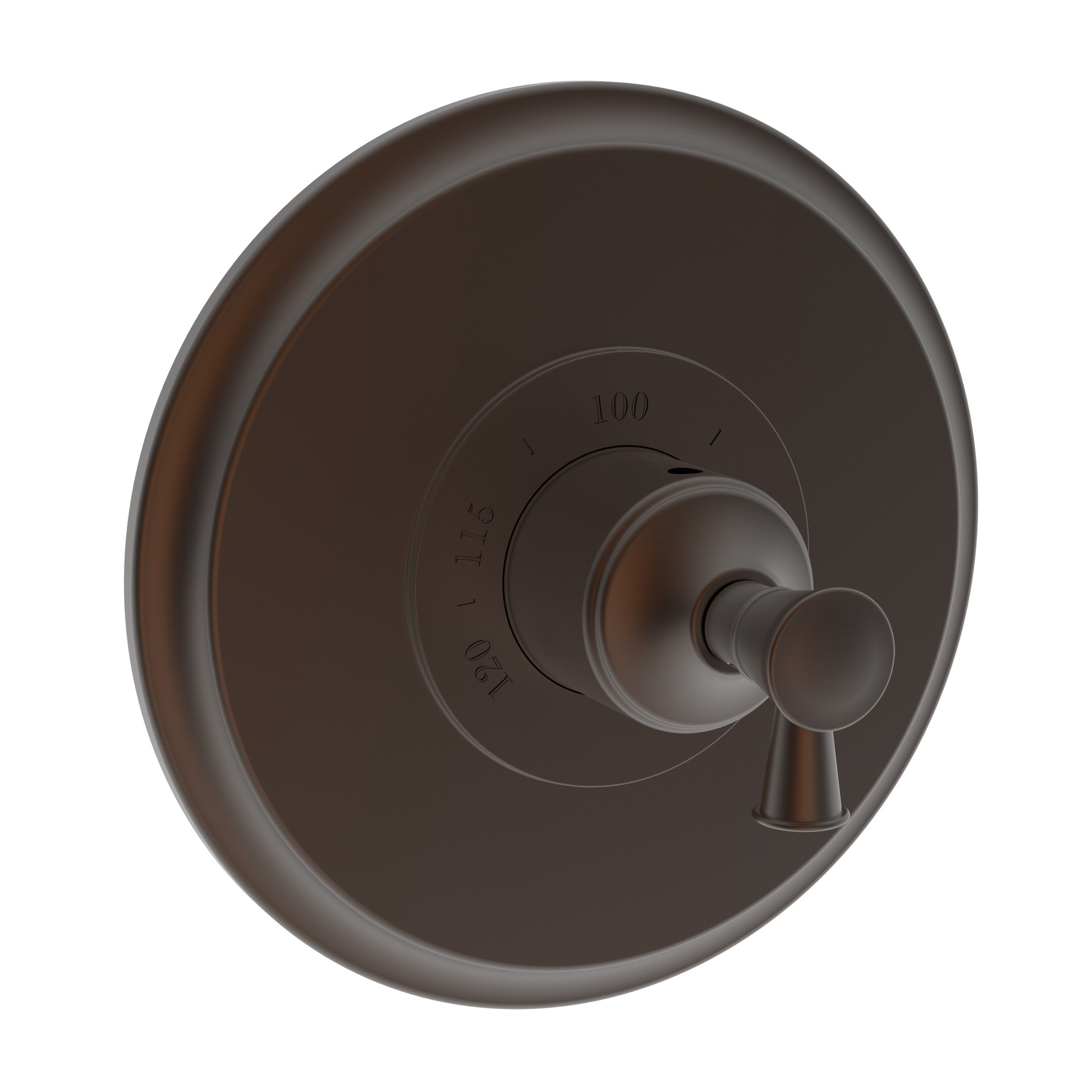 Newport Brass Vander 3/4" Round Thermostatic Trim Plate with Handle