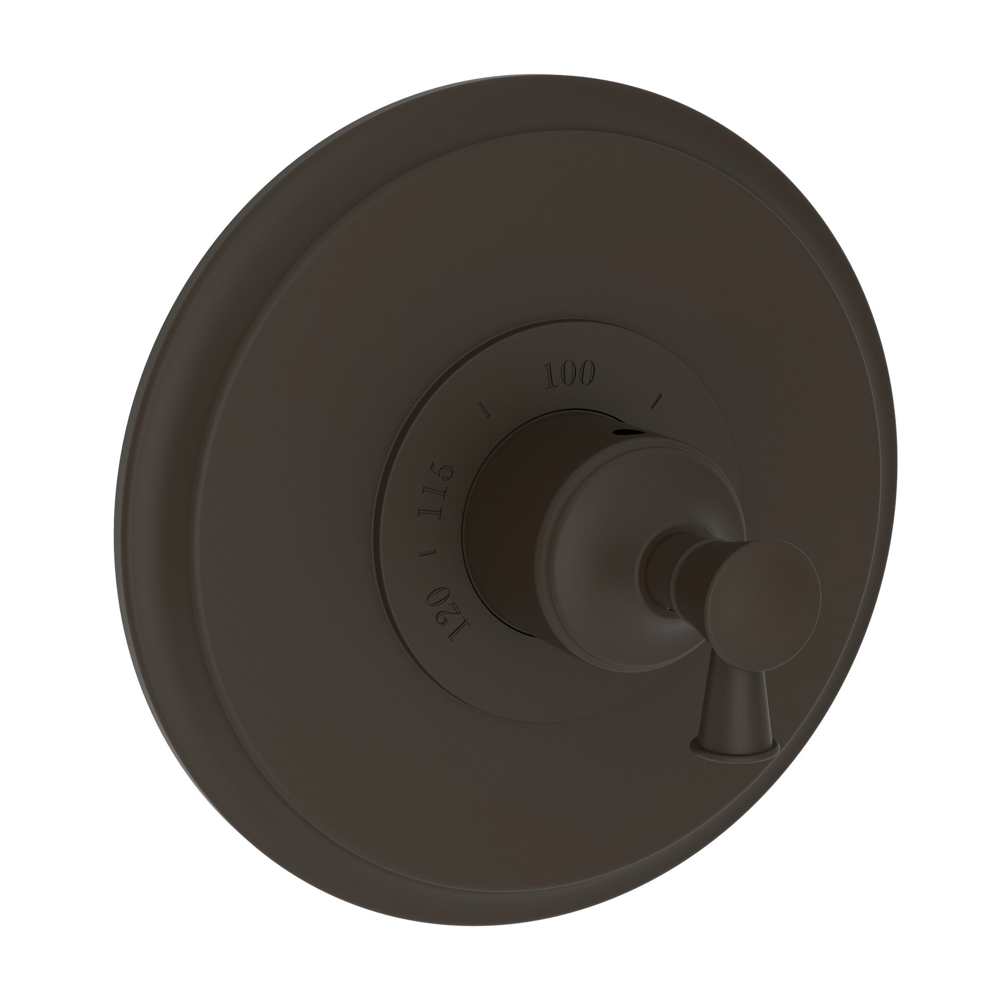Newport Brass Vander 3/4" Round Thermostatic Trim Plate with Handle