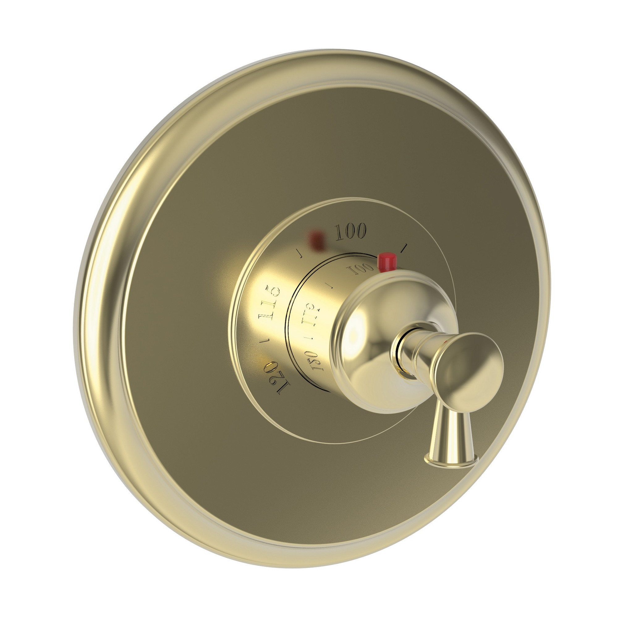 Newport Brass Vander 3/4" Round Thermostatic Trim Plate with Handle