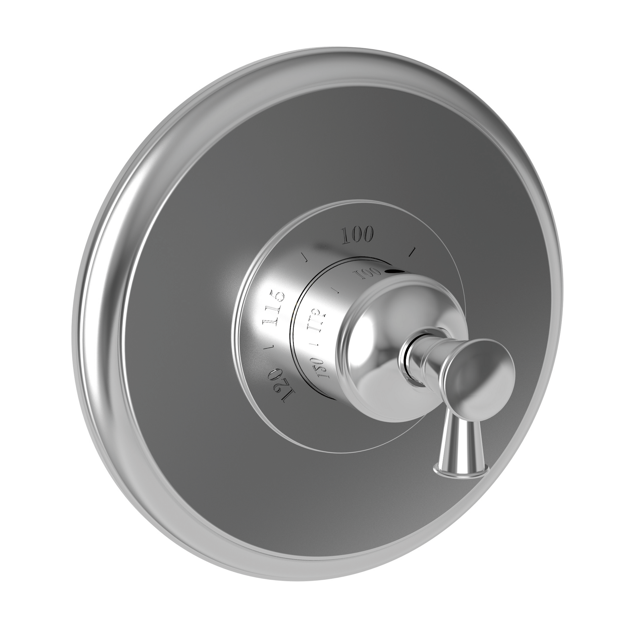 Newport Brass Vander 3/4" Round Thermostatic Trim Plate with Handle
