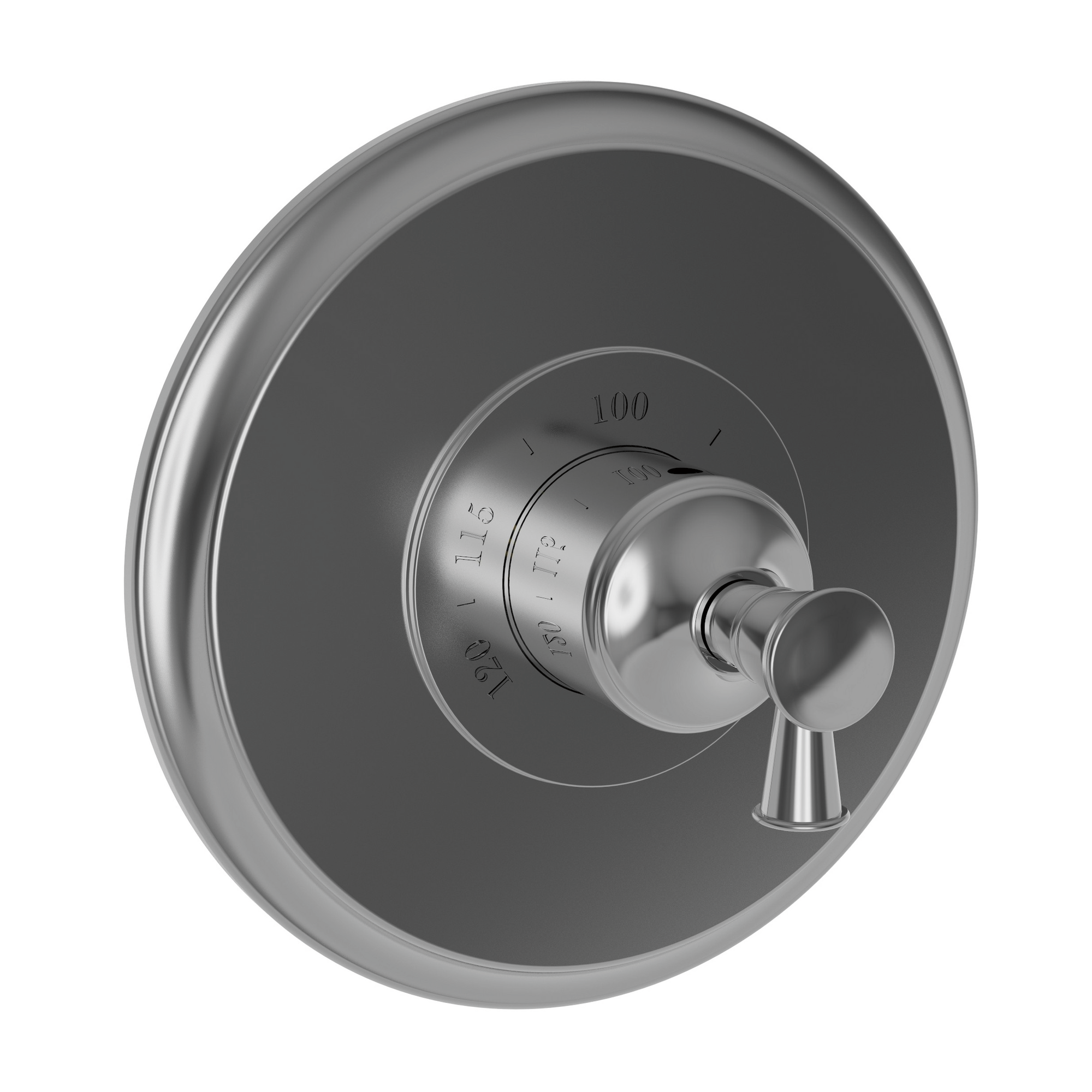 Newport Brass Vander 3/4" Round Thermostatic Trim Plate with Handle